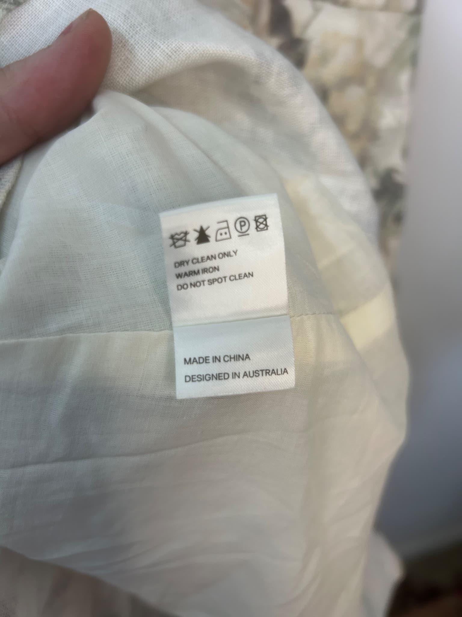 Zimmermann Floral Linen Mini Dress Size 2 — photo 8 of 8