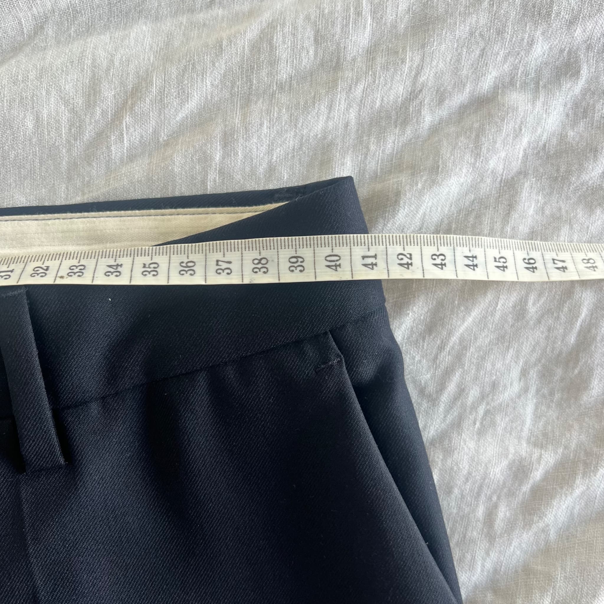 Sofie D'Hoore Black 100% Wool Tailored Trousers (Size 38) — photo 6 of 10