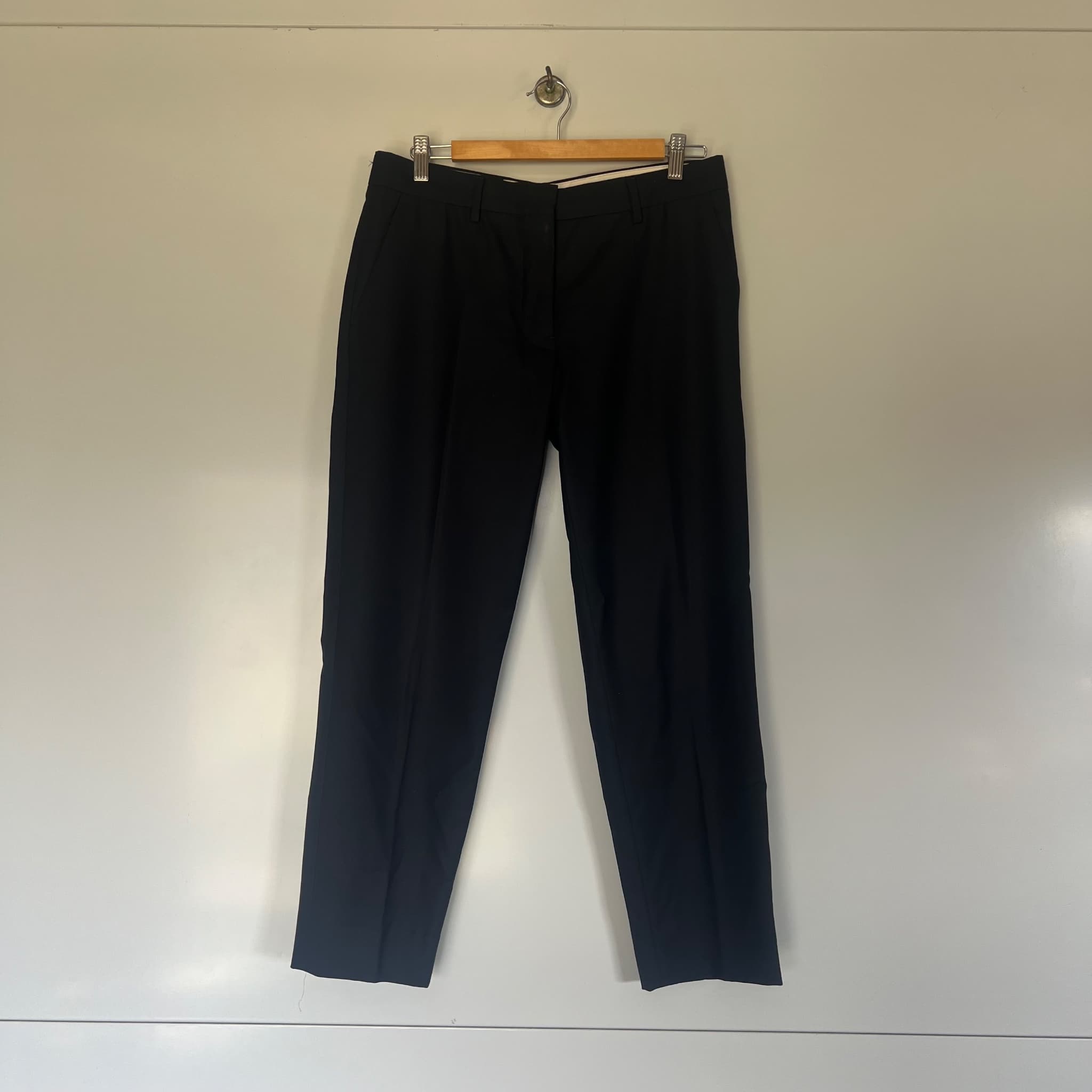 Sofie D'Hoore Black 100% Wool Tailored Trousers (Size 38) — photo 3 of 10