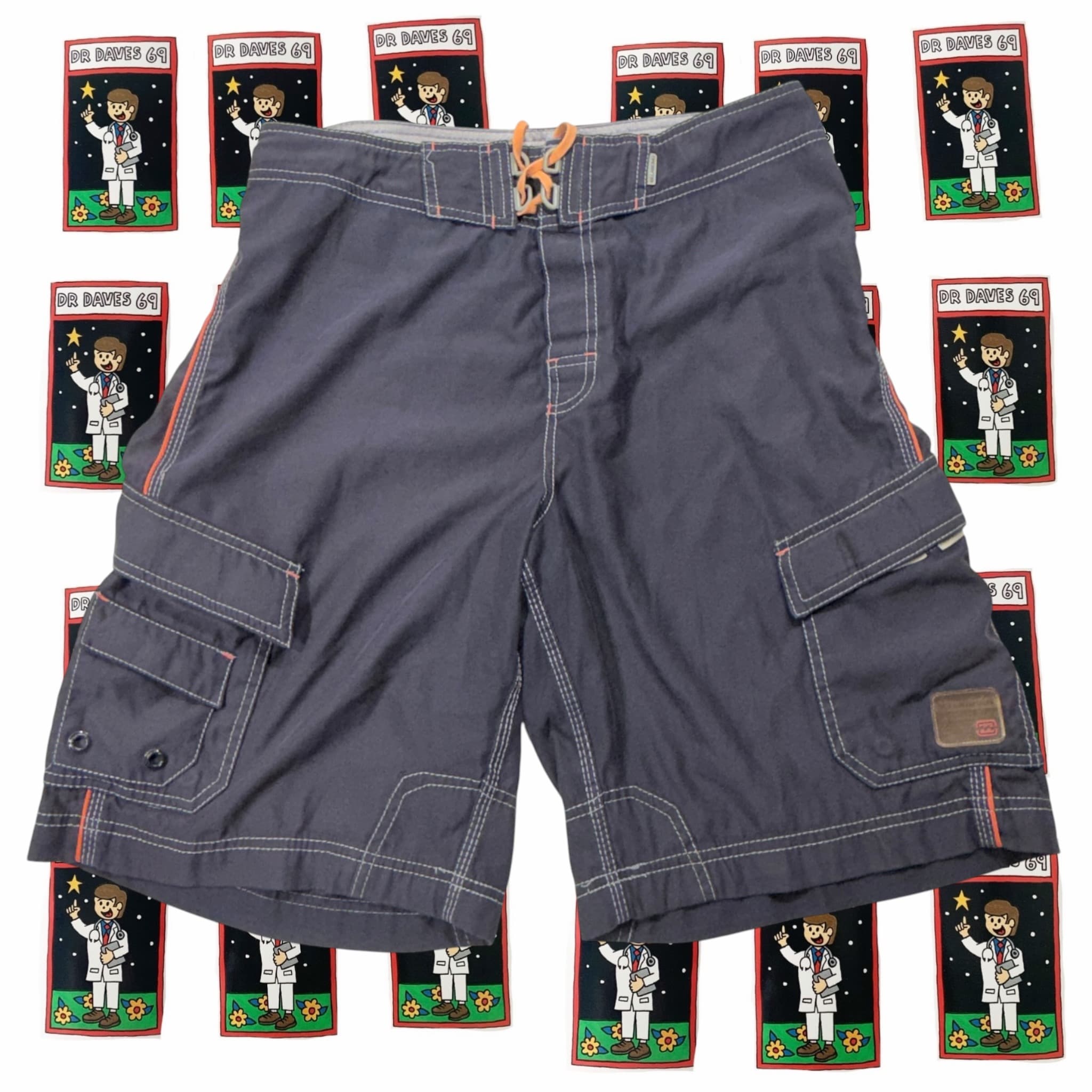 Billabong Cargo Board Shorts Navy Size 33 — photo 1 of 7