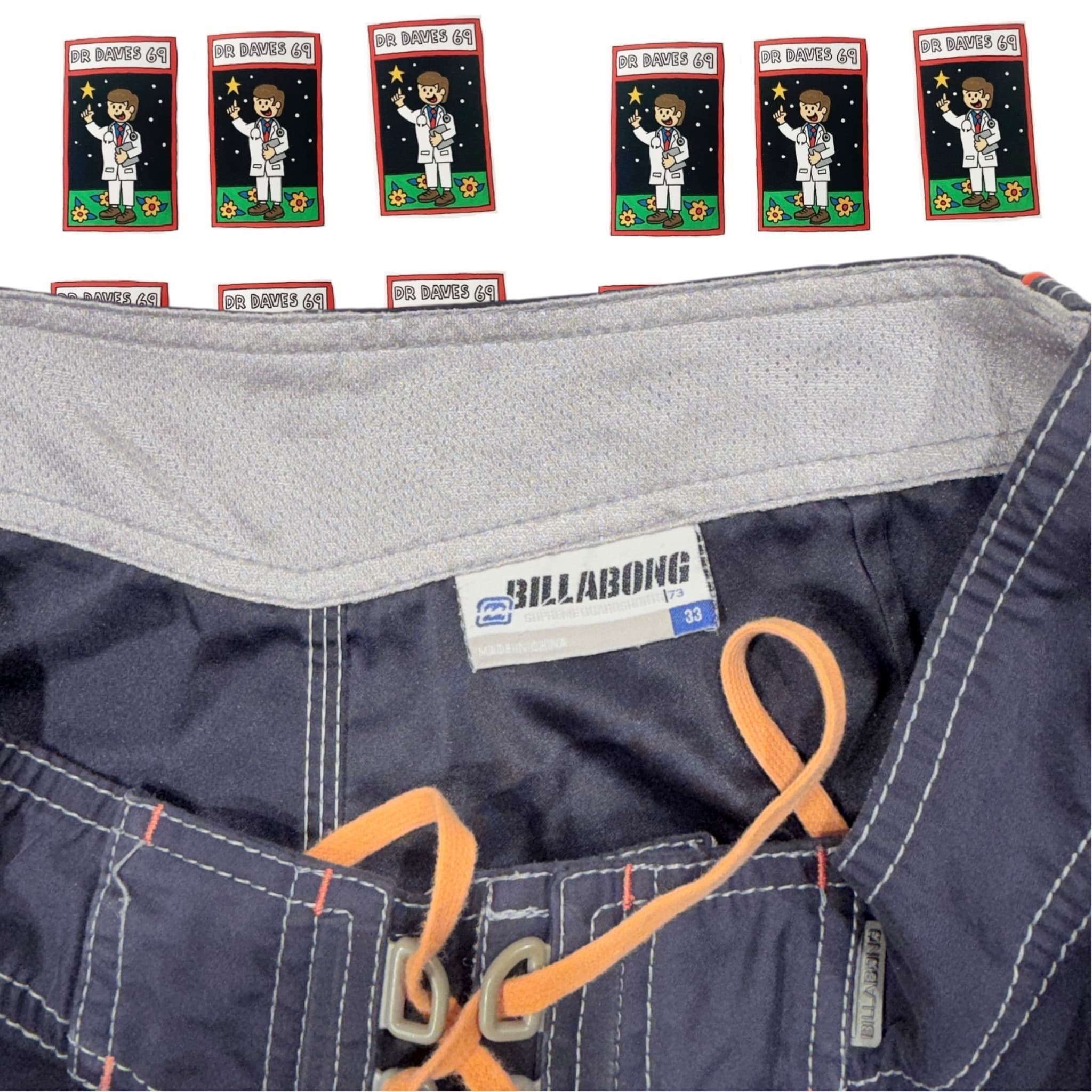 Billabong Cargo Board Shorts Navy Size 33 — photo 2 of 7