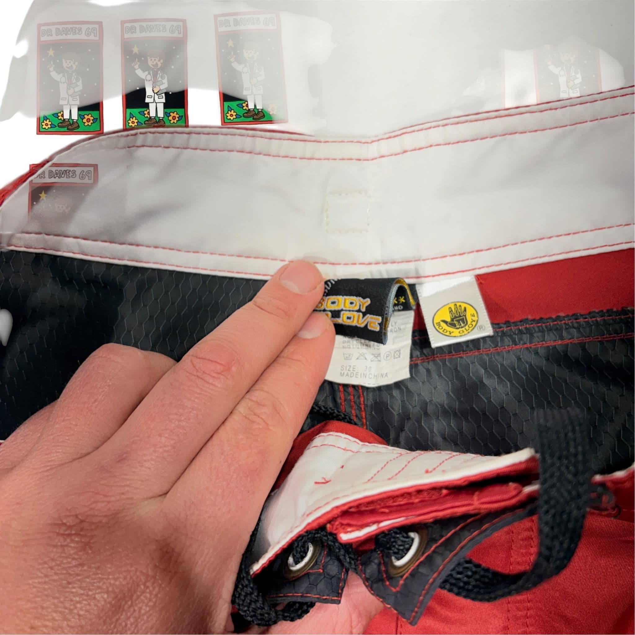 Body Glove Red And Black Boardshorts — photo 2 of 5