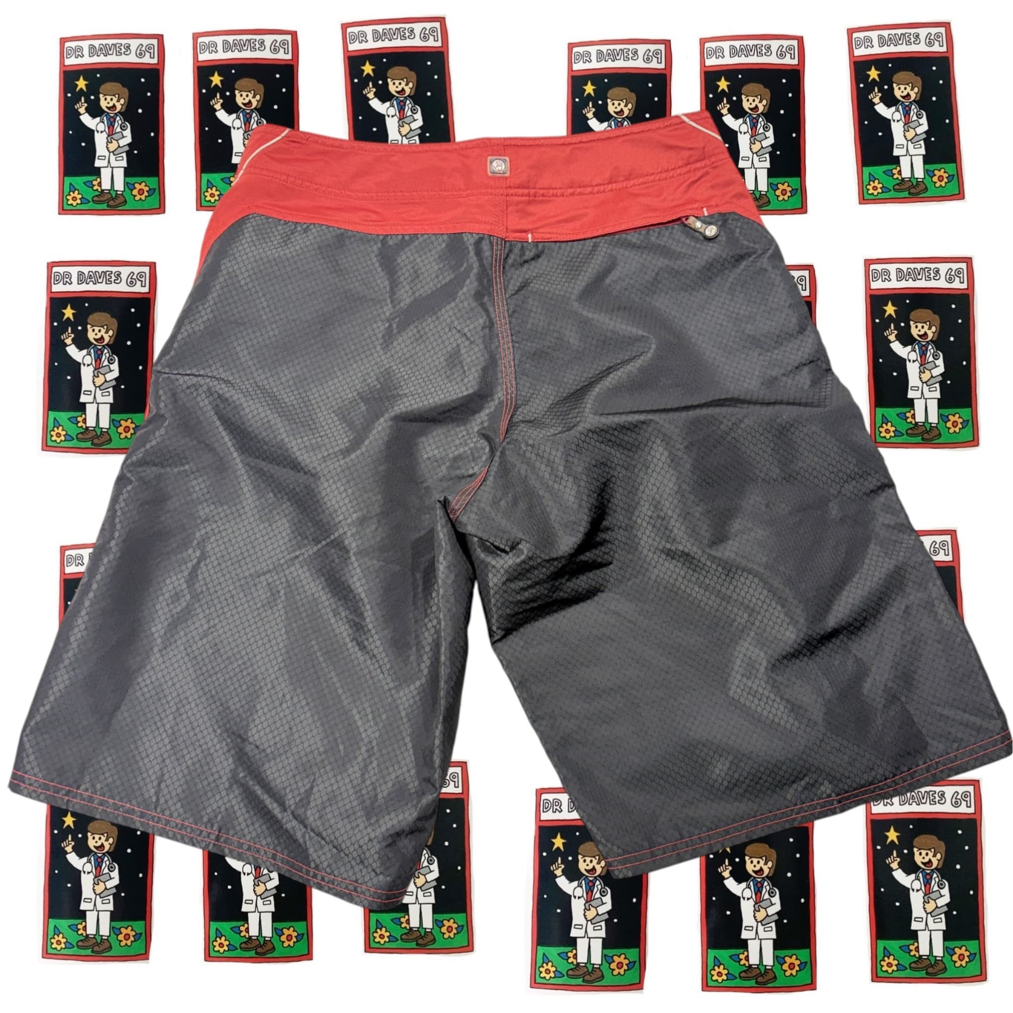 Body Glove Red And Black Boardshorts — photo 3 of 5