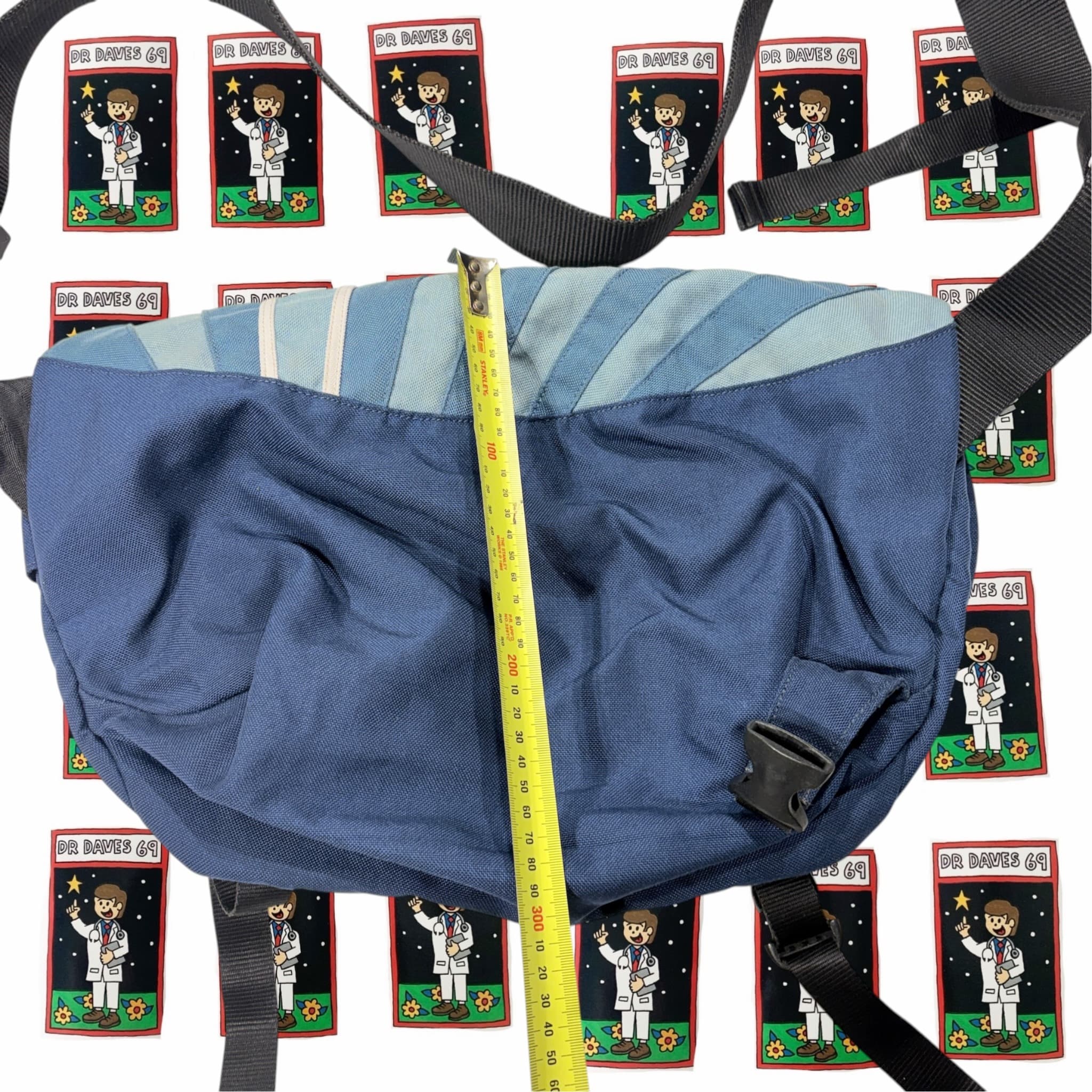 Crumpler The Barney Rustle Blanket Messenger Bag Blue Striped — photo 8 of 8