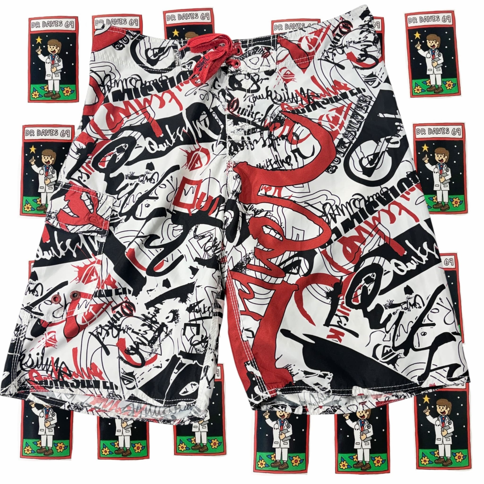 Y2K Quiksilver Boardshorts Size 30-32 — photo 1 of 4