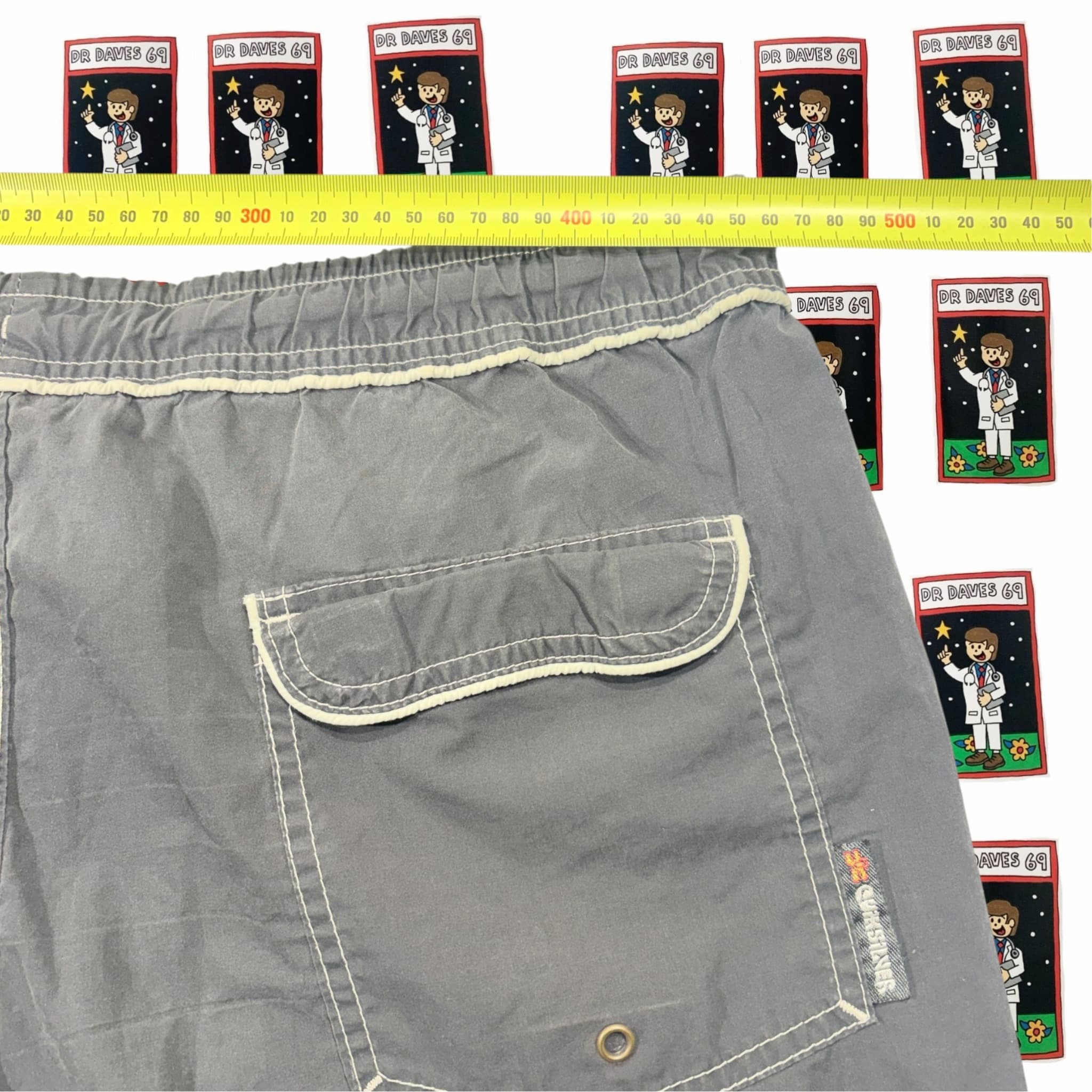 Vintage Quiksilver Men's Elastic Graphic Print Boardshorts Size S-M 30-32 — photo 4 of 5