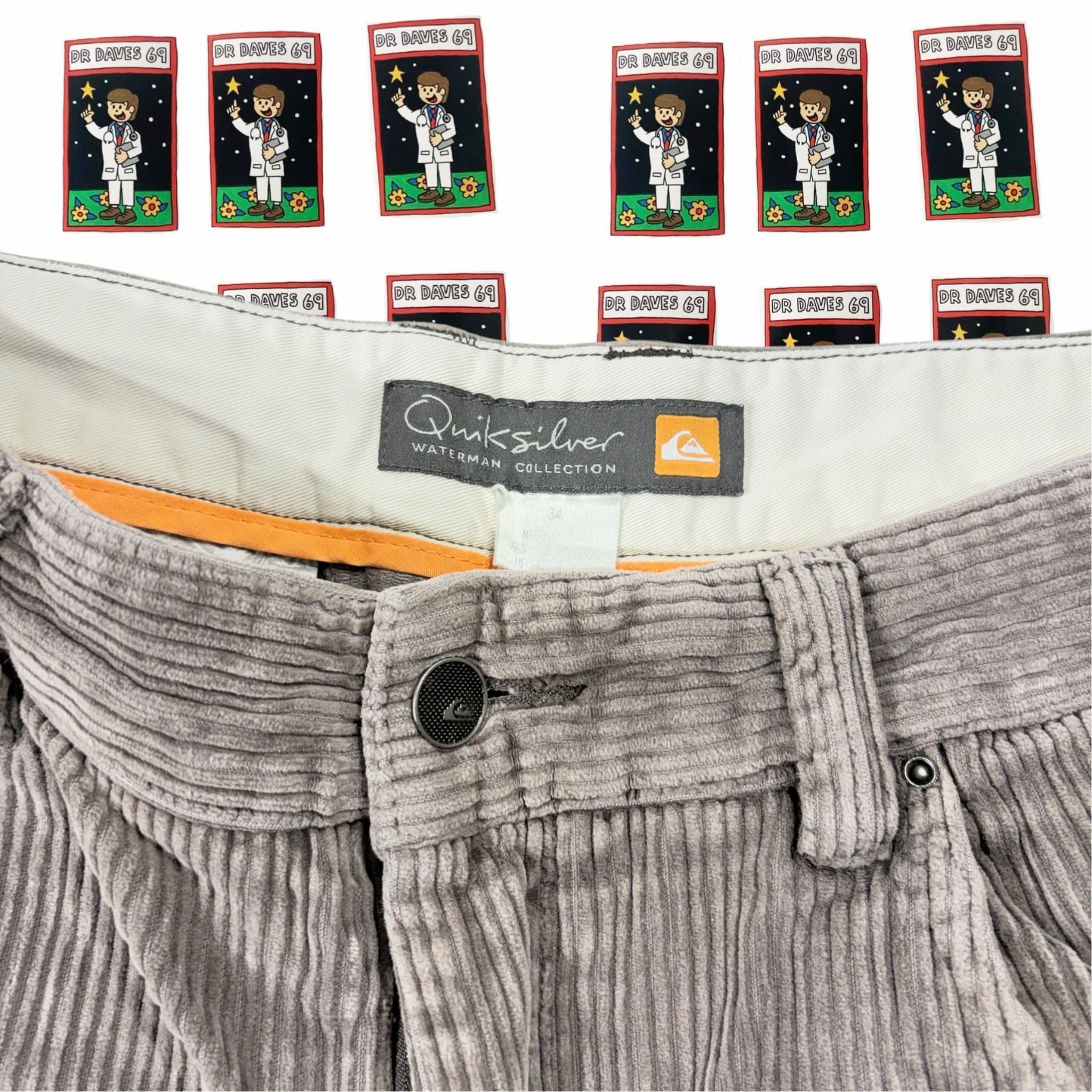 Y2k Quiksilver Cord Walkshorts Size 34 — photo 2 of 5