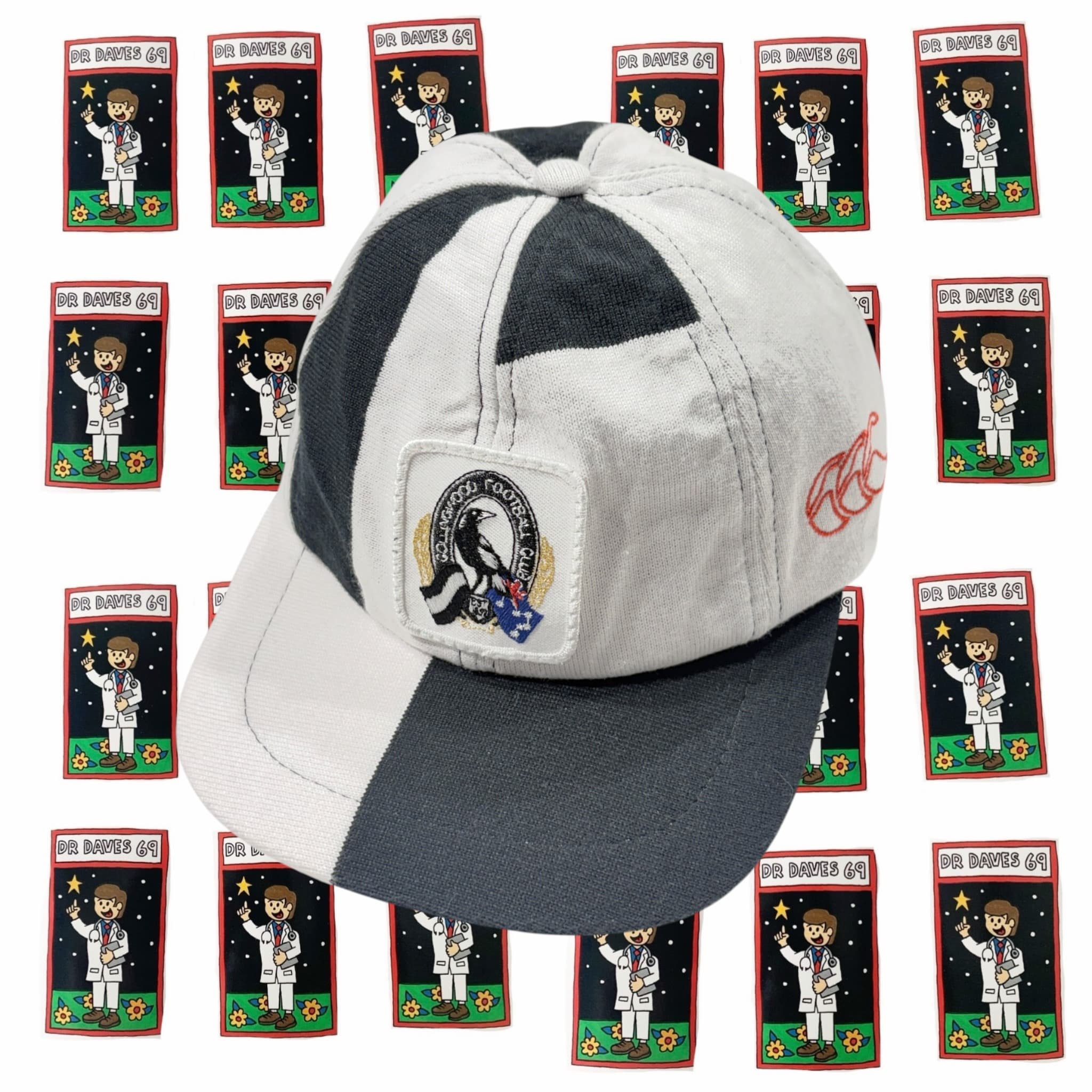 Rare Vintage Canterbury of New Zealand Collingwood Football Club Panel Cap — photo 1 of 4