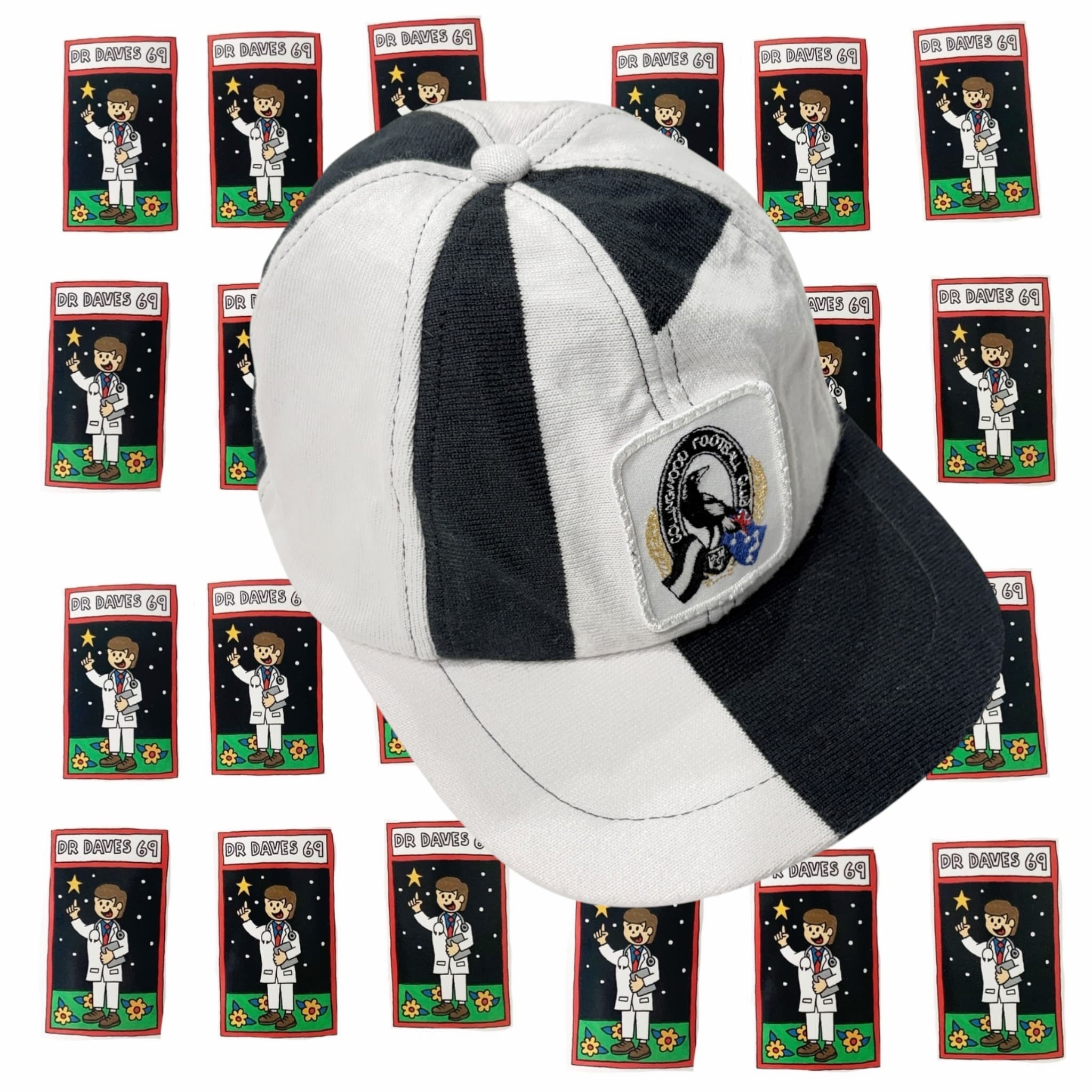 Rare Vintage Canterbury of New Zealand Collingwood Football Club Panel Cap — photo 2 of 4