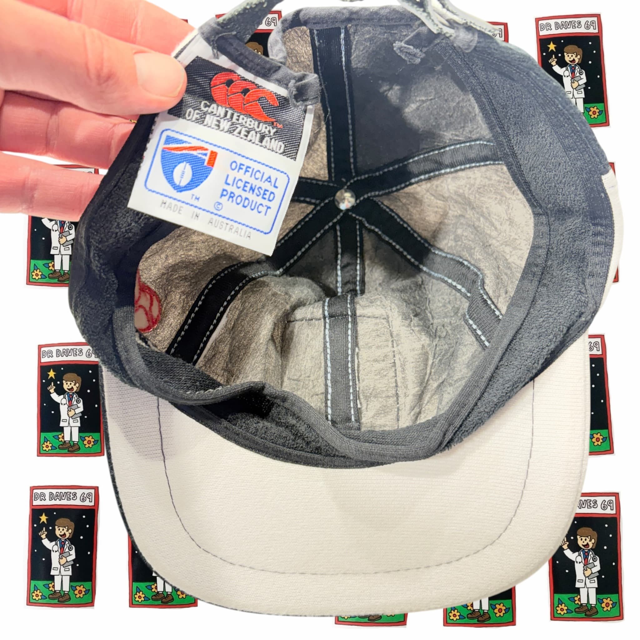 Rare Vintage Canterbury of New Zealand Collingwood Football Club Panel Cap — photo 3 of 4