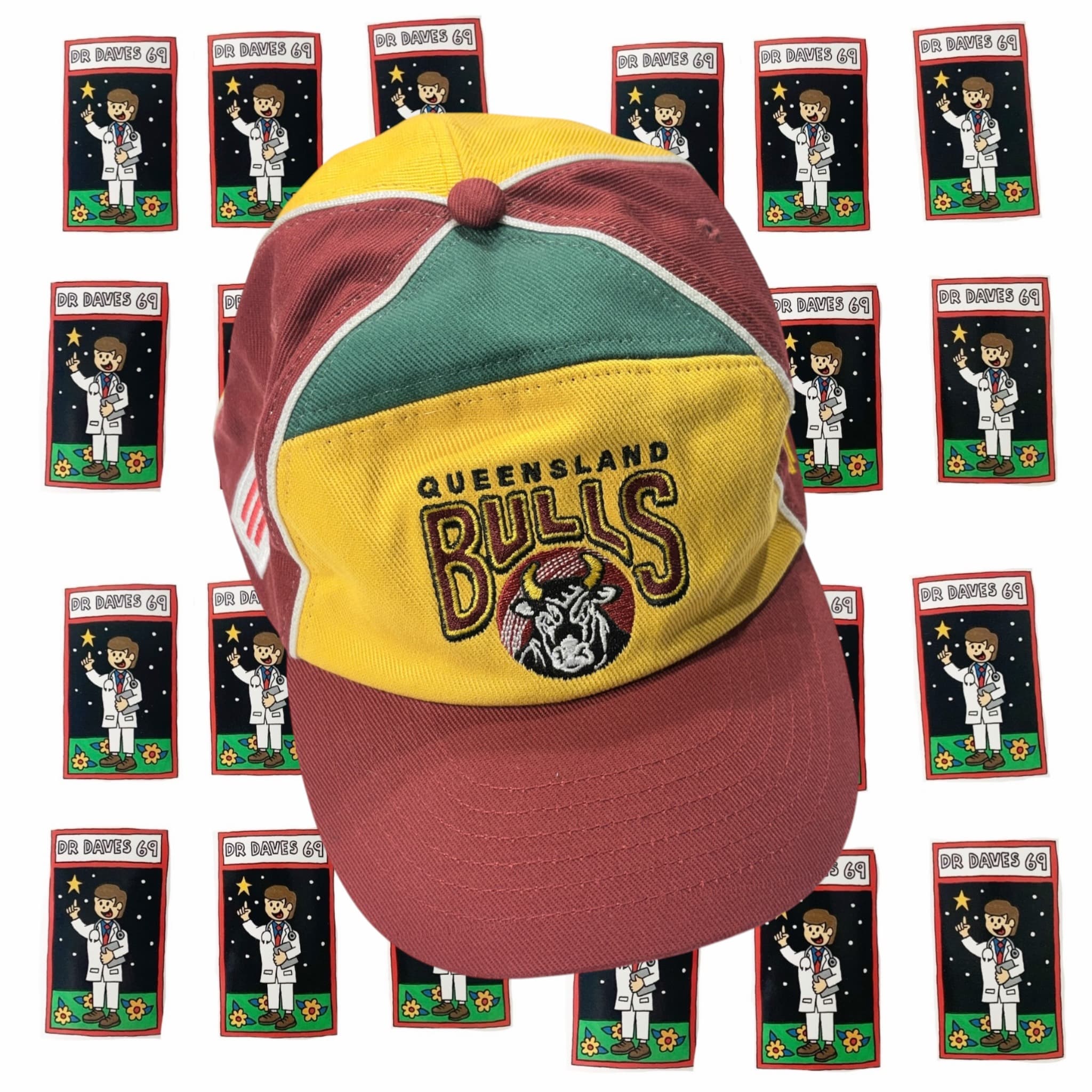 Rare Vintage Queensland Bulls Cap Cricket Hat — photo 1 of 3