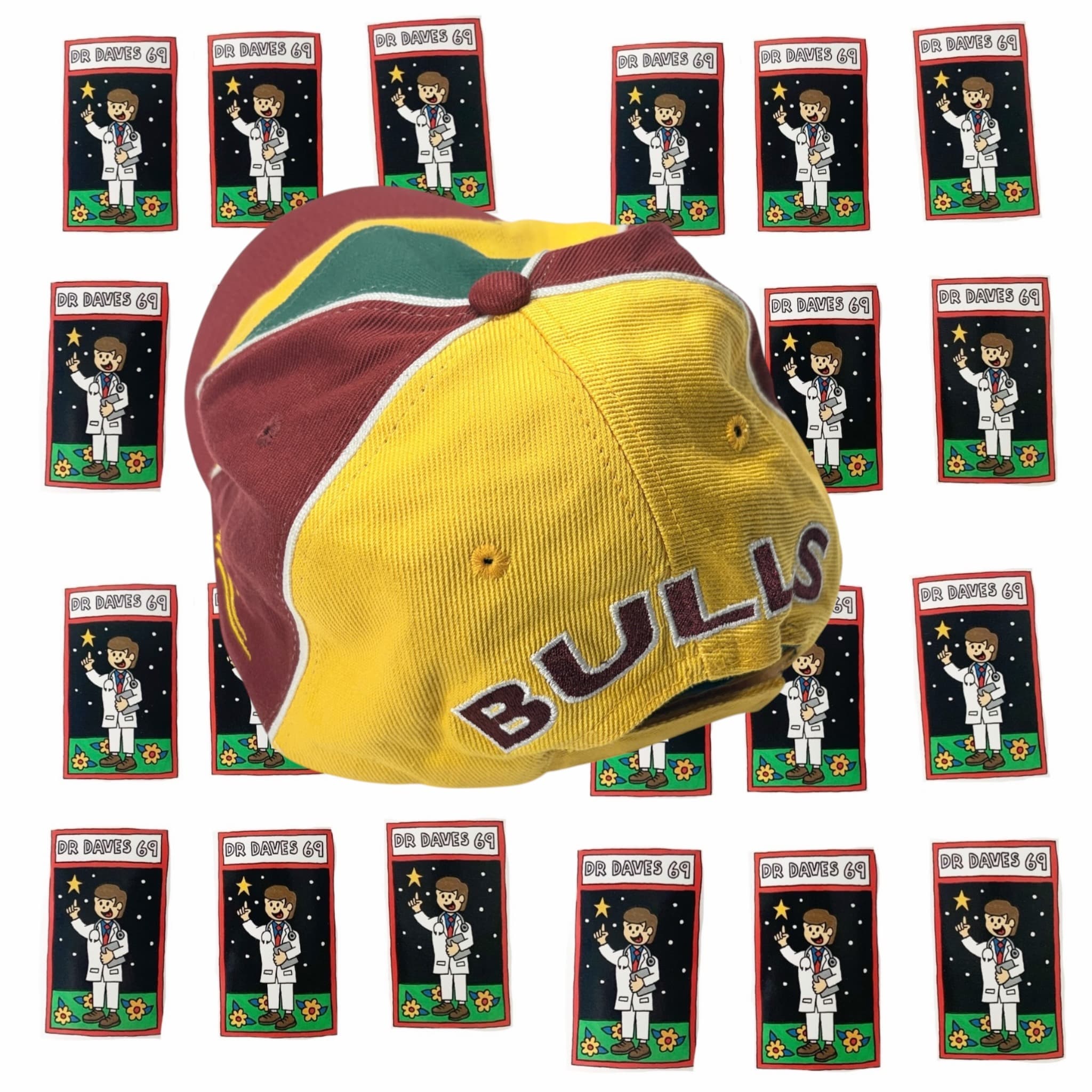 Rare Vintage Queensland Bulls Cap Cricket Hat — photo 3 of 3