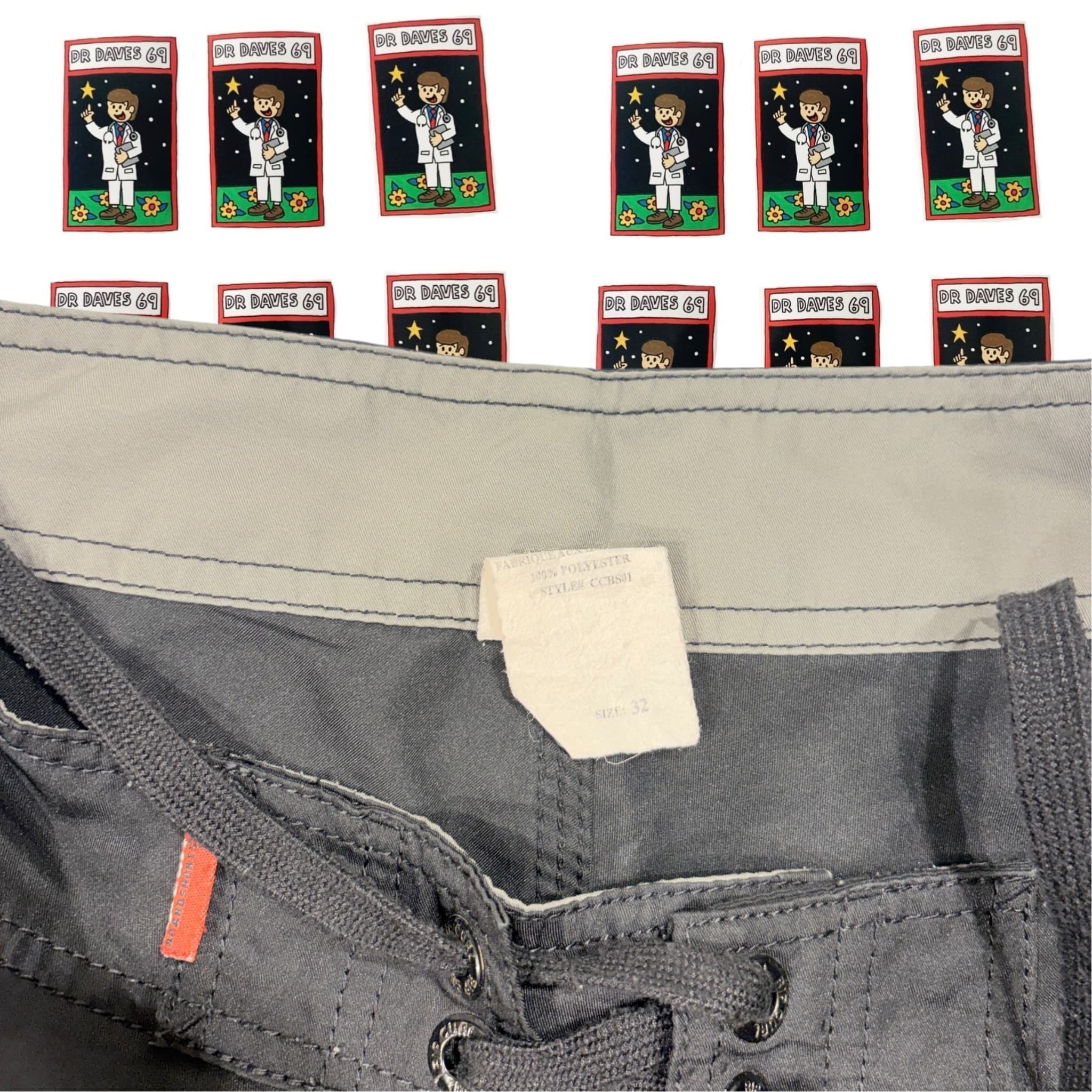 Rip Curl Men's Gray Pink And White Boardshorts — photo 2 of 5