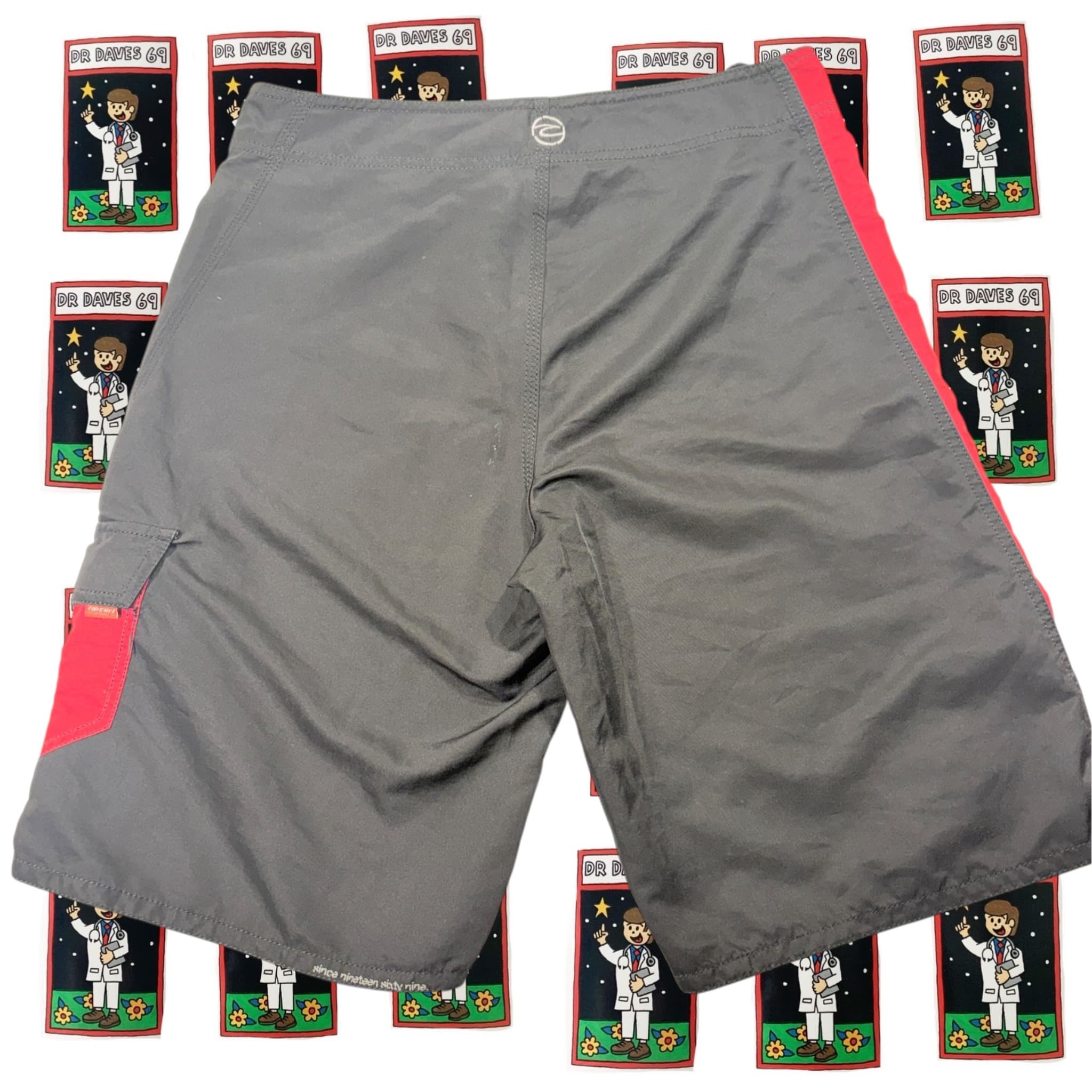 Rip Curl Men's Gray Pink And White Boardshorts — photo 3 of 5