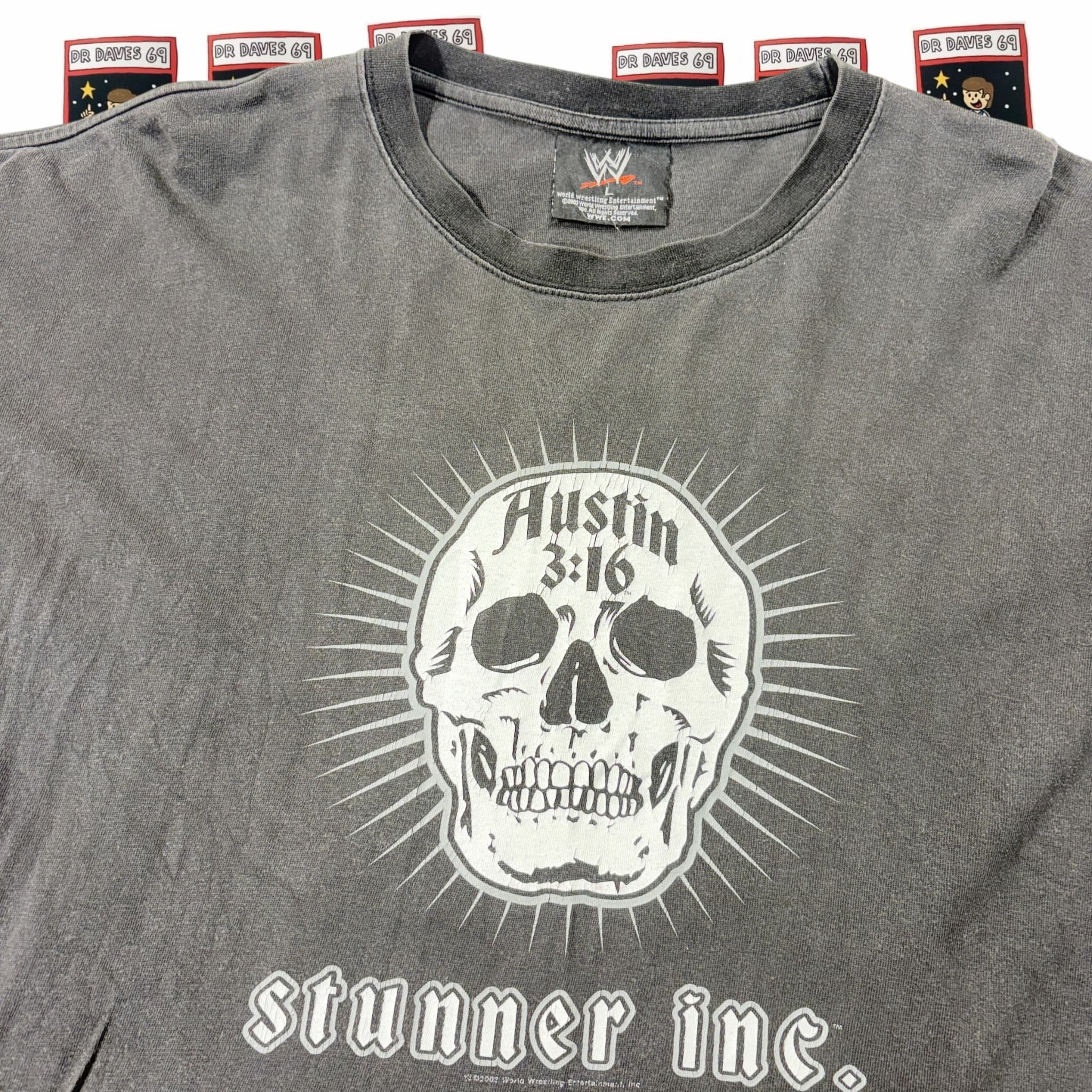 Vintage 2000 World Wrestling Entertainment Stone Cold Steve Austin Stunner Inc. T-Shirt Size L — photo 2 of 5