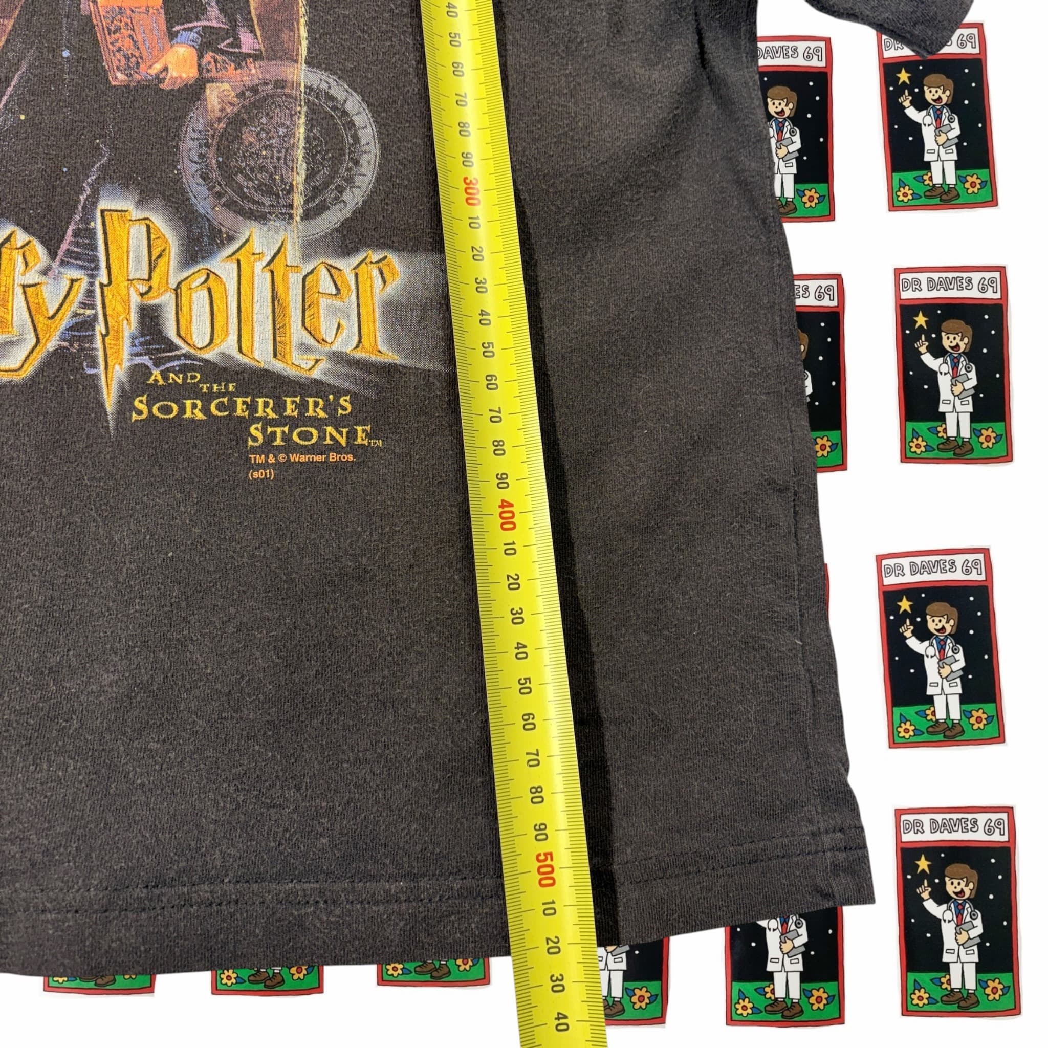 Vintage 2001 Harry Potter And The Sorcerer's Stone Movie Promo T-Shirt Kids Size — photo 3 of 3