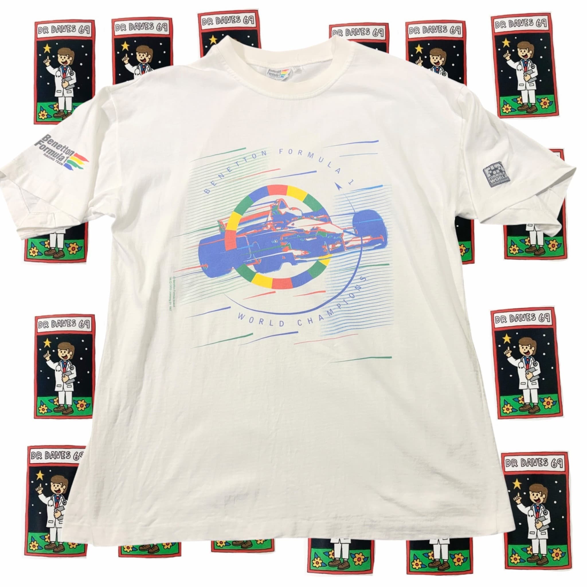 Vintage 90s Benetton Formula 1 World Champions T-Shirt Size M — photo 1 of 3