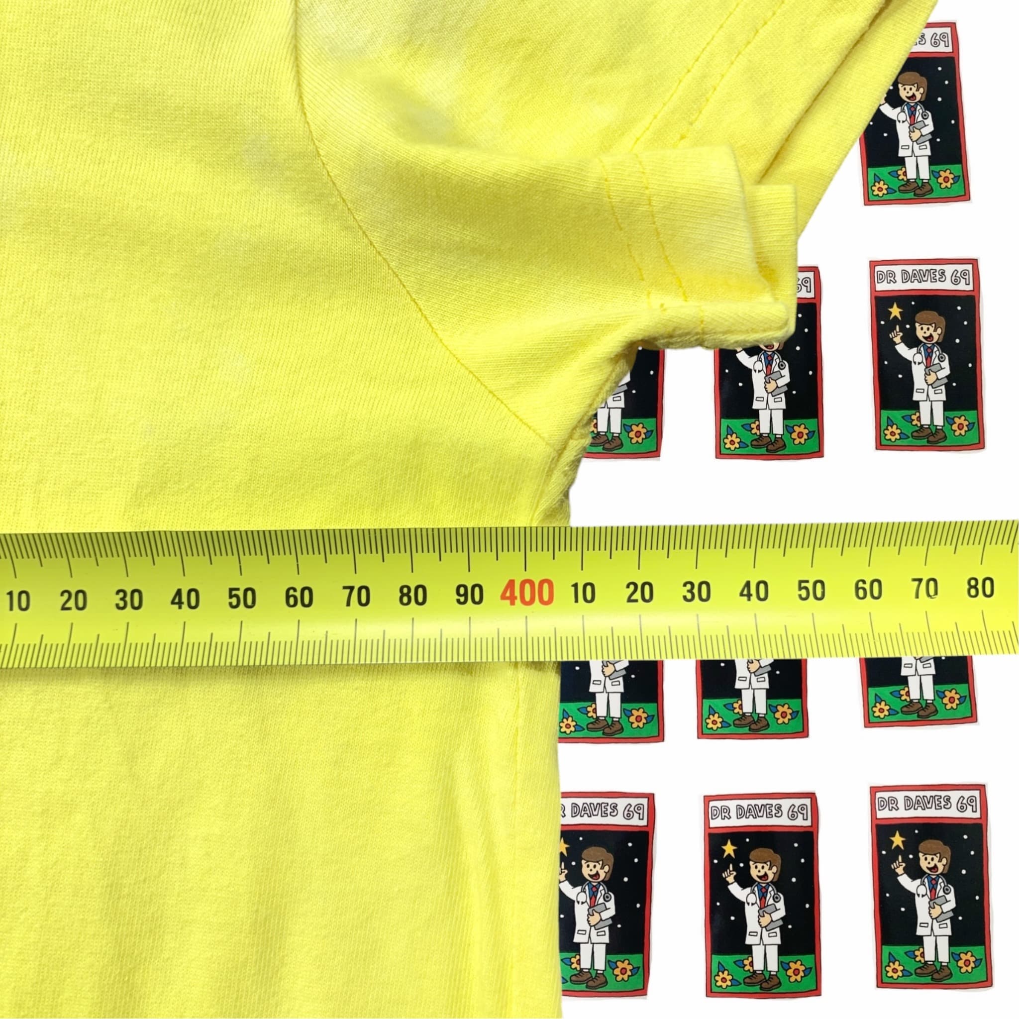 Vintage 90s Mambo Logo T-Shirt Yellow — photo 4 of 5