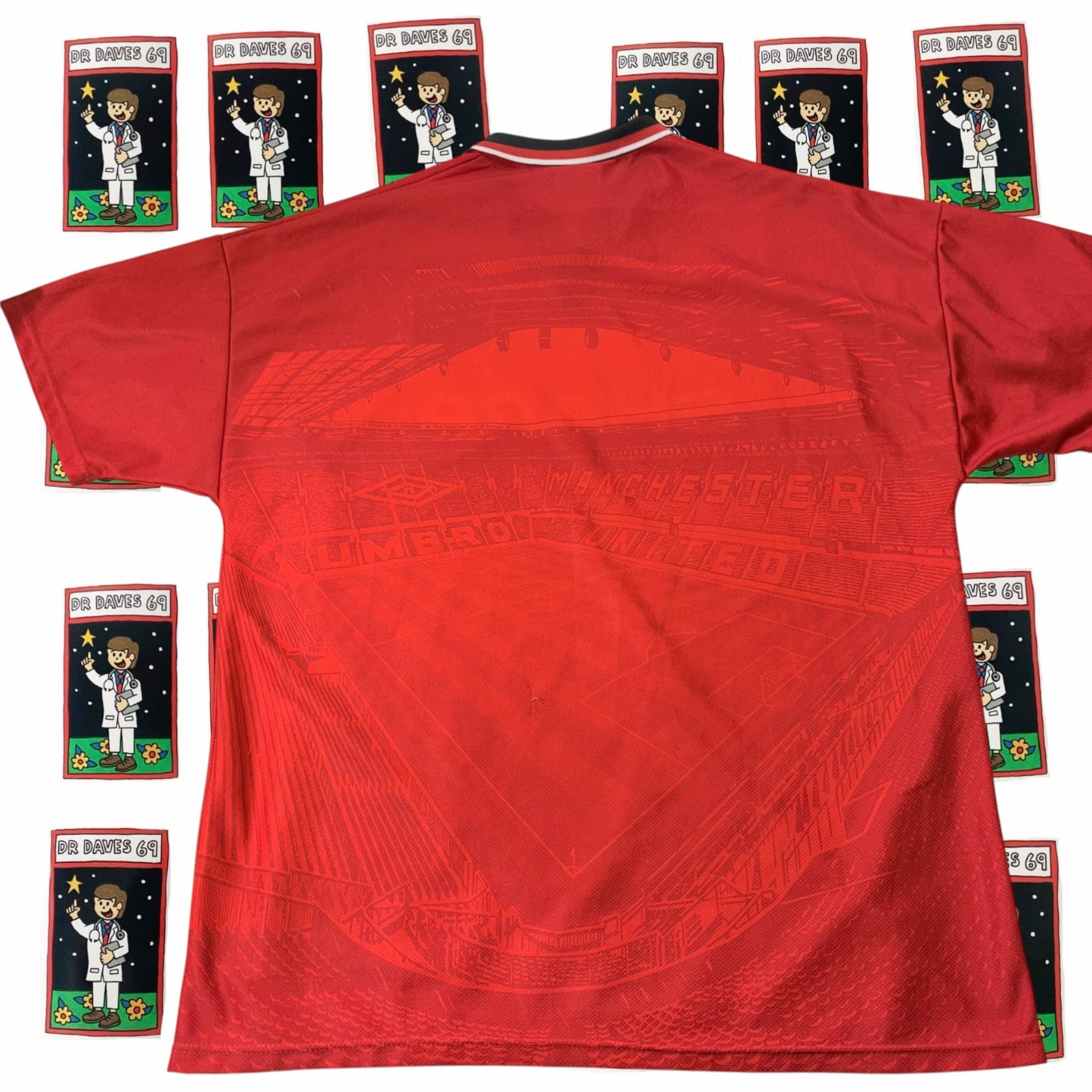 Vintage 90s Manchester United Umbro Home Jersey XL — photo 5 of 8