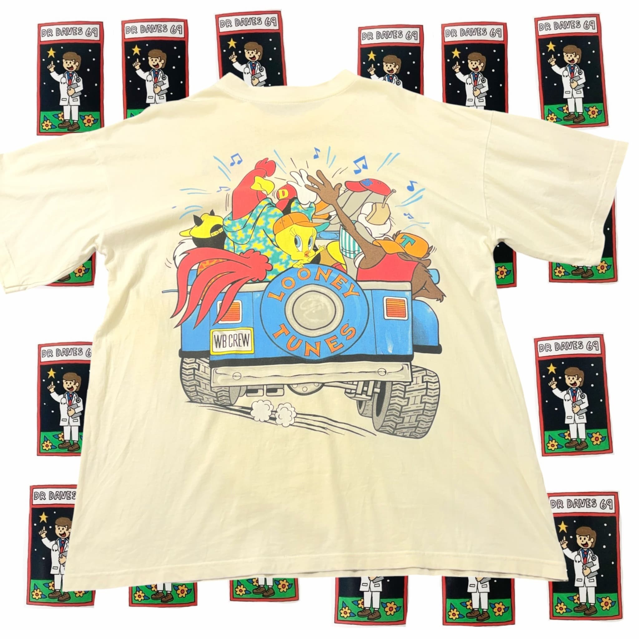 Vintage 90s Movie World Looney Tunes T-Shirt Tag XXL Fits XL — photo 2 of 5
