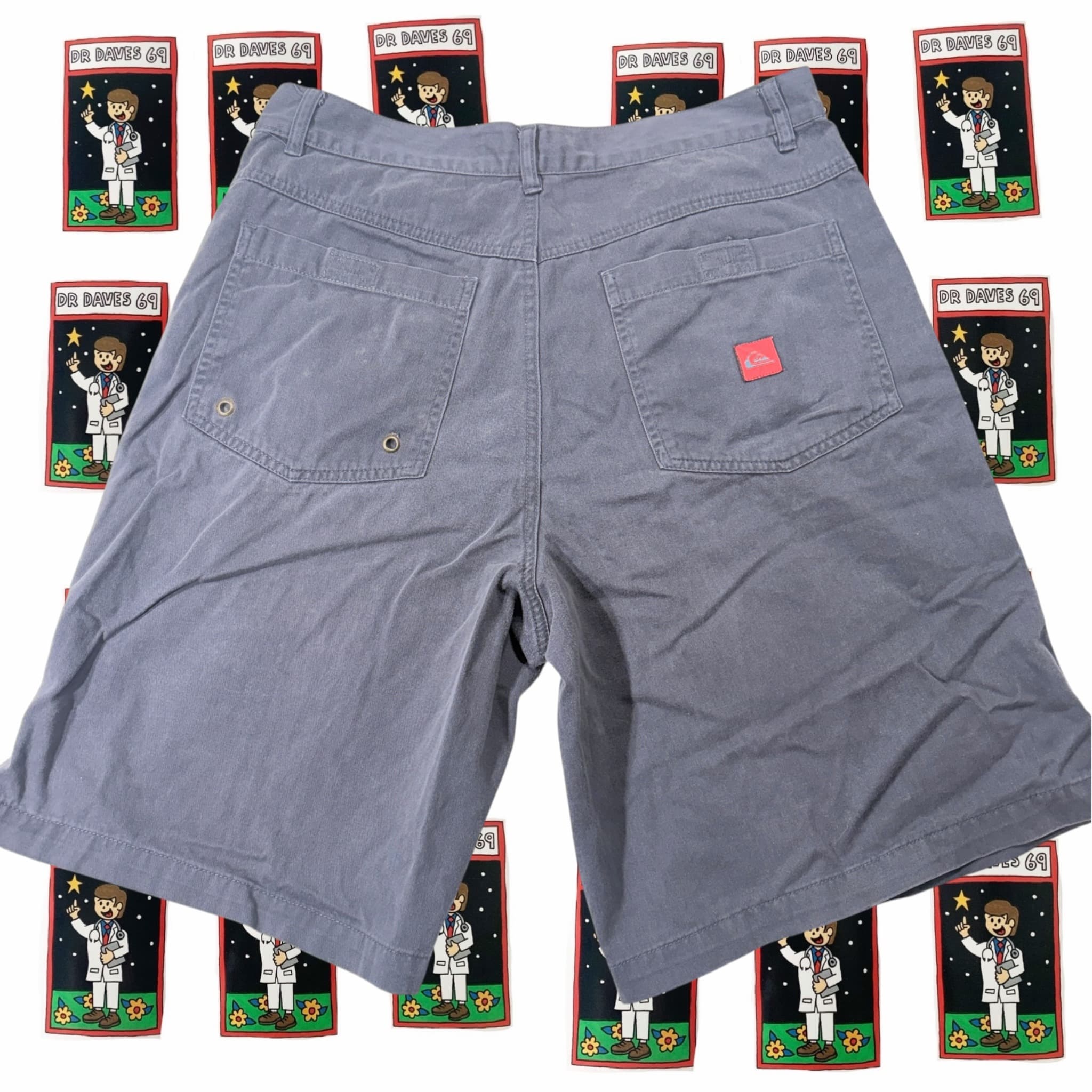 Vintage 90s QUIKJEAN Quikjean Denim Cargo Shorts Size 32 — photo 3 of 5