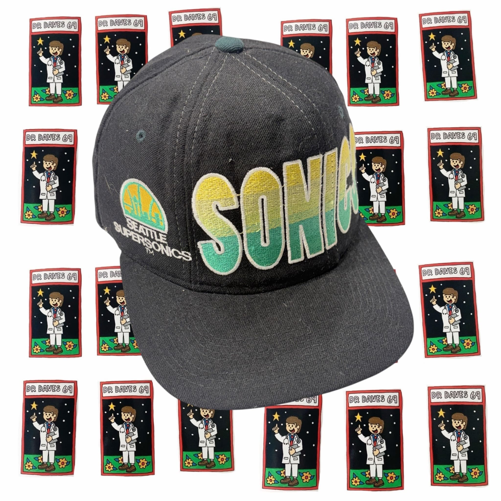 Vintage 90s Seattle SuperSonics Starter Snapback Hat — photo 1 of 4