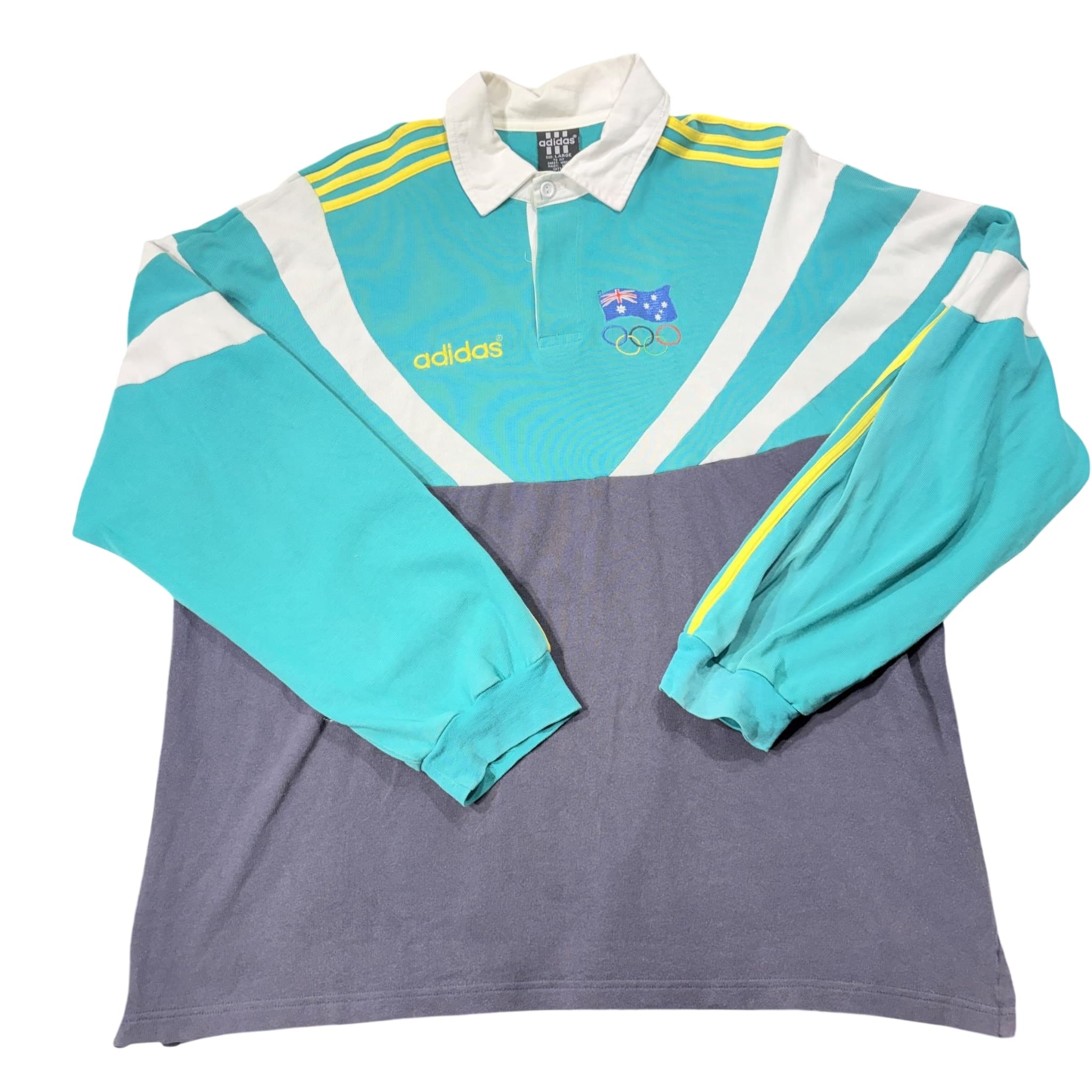 Vintage Adidas Australia Olympic Team Rugby Shirt — photo 1 of 4