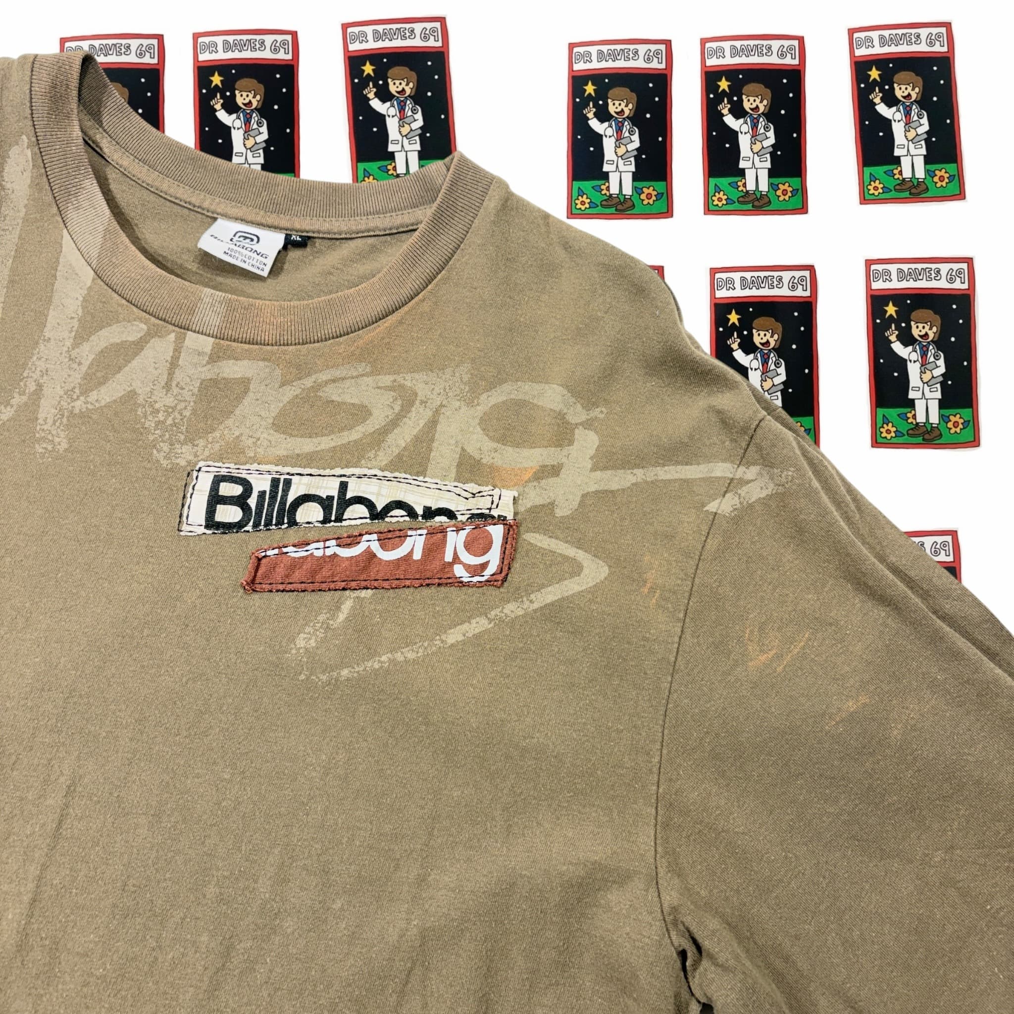 Vintage Billabong Graphic T-Shirt Brown XL — photo 2 of 4