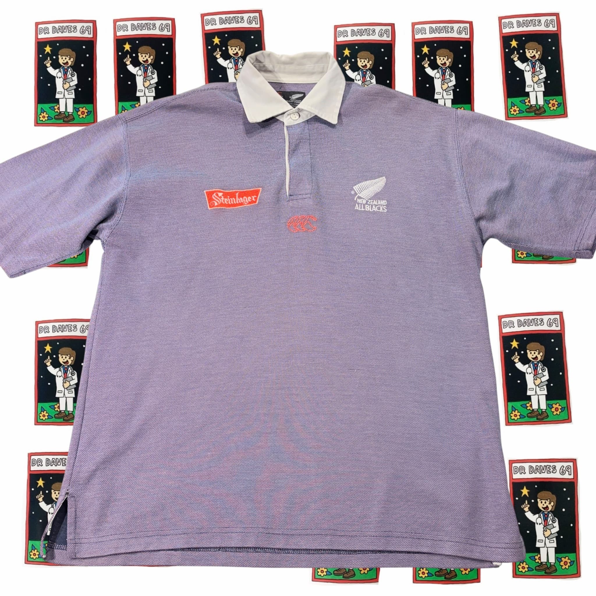 Vintage Canterbury All Blacks Rugby Jersey Steinlager Sponsor Size L — photo 1 of 4