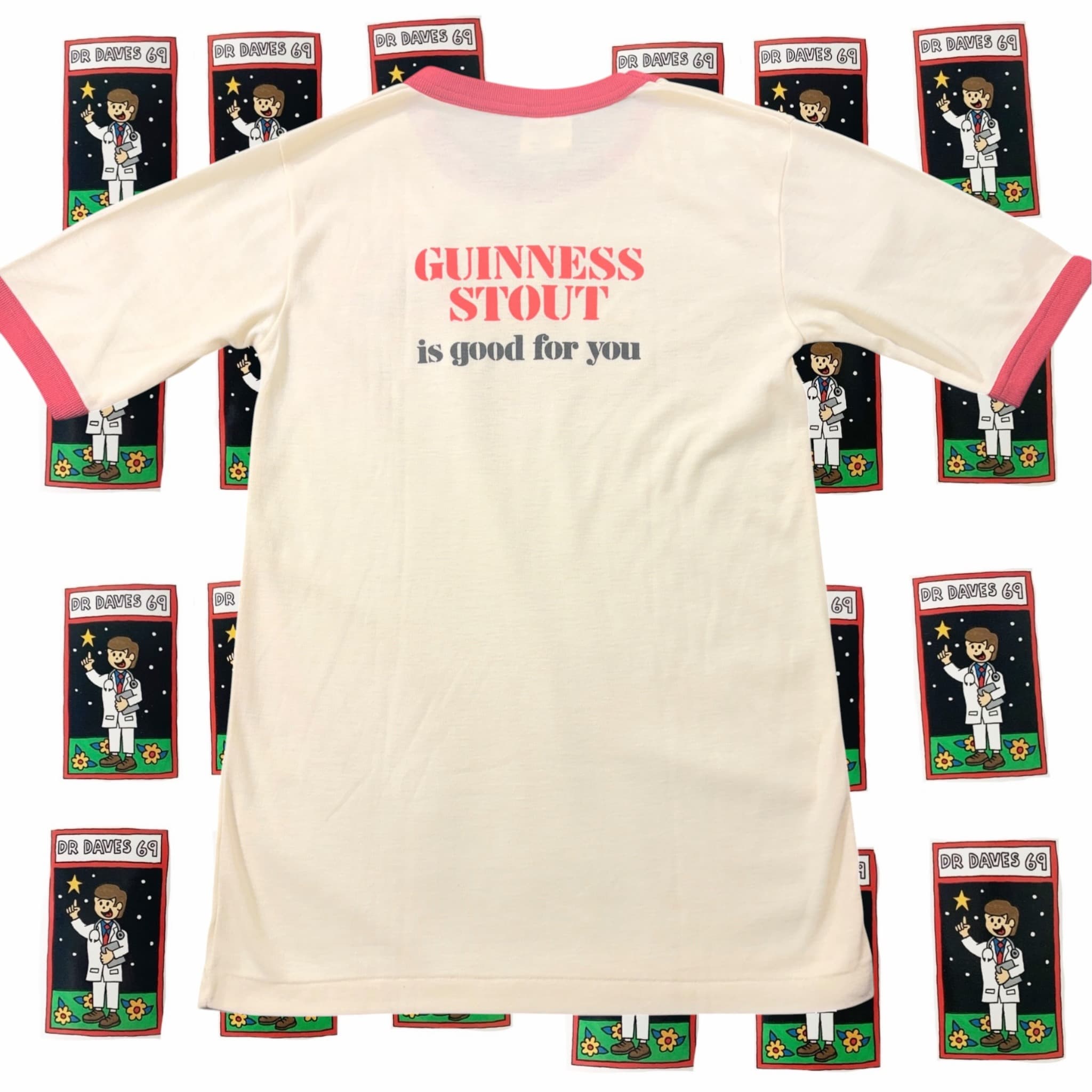 Vintage Guinness Ringer T-Shirt Size XS-S Ringer — photo 3 of 5