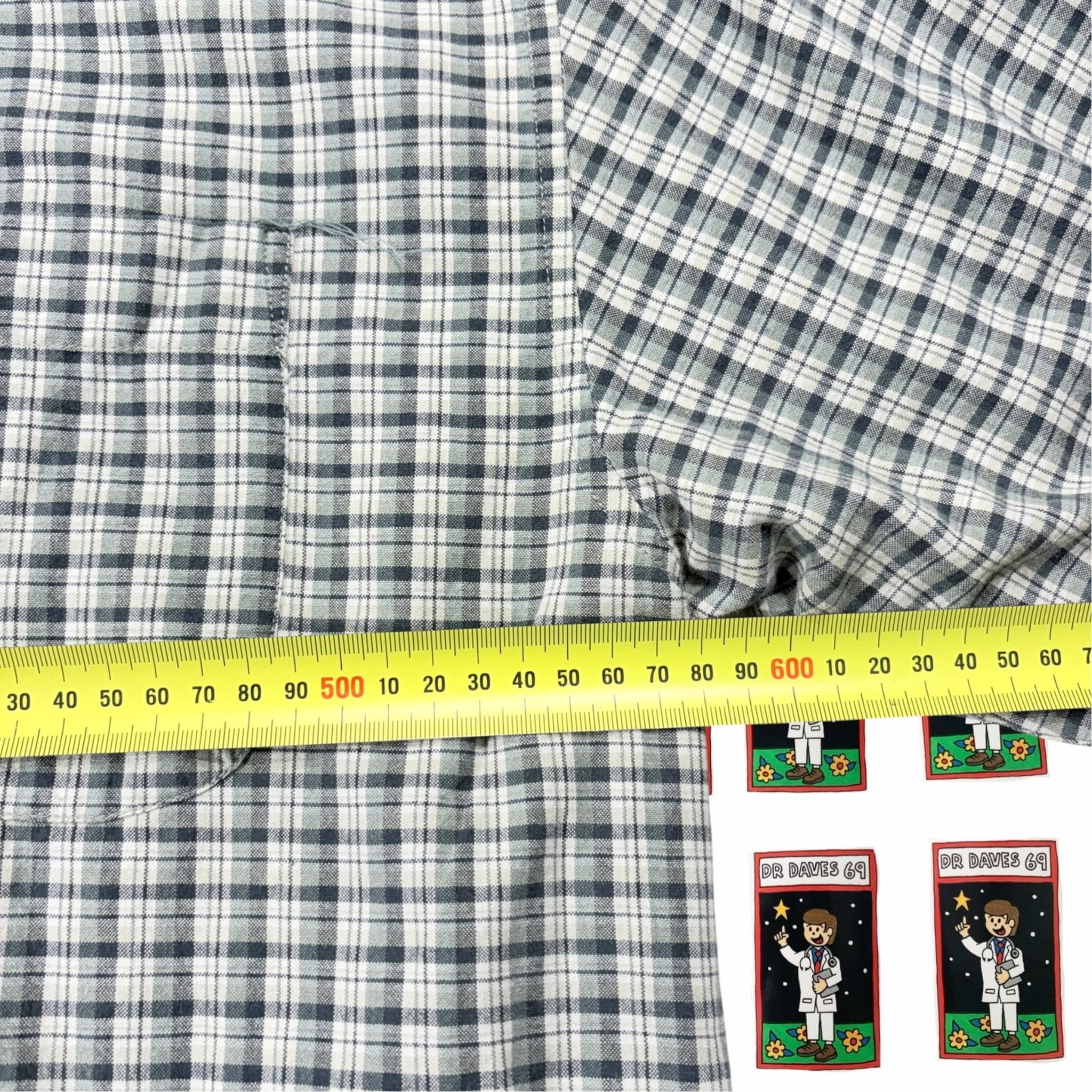 Vintage Quiksilver Plaid Short Sleeve Button Down Shirt Size L — photo 3 of 4