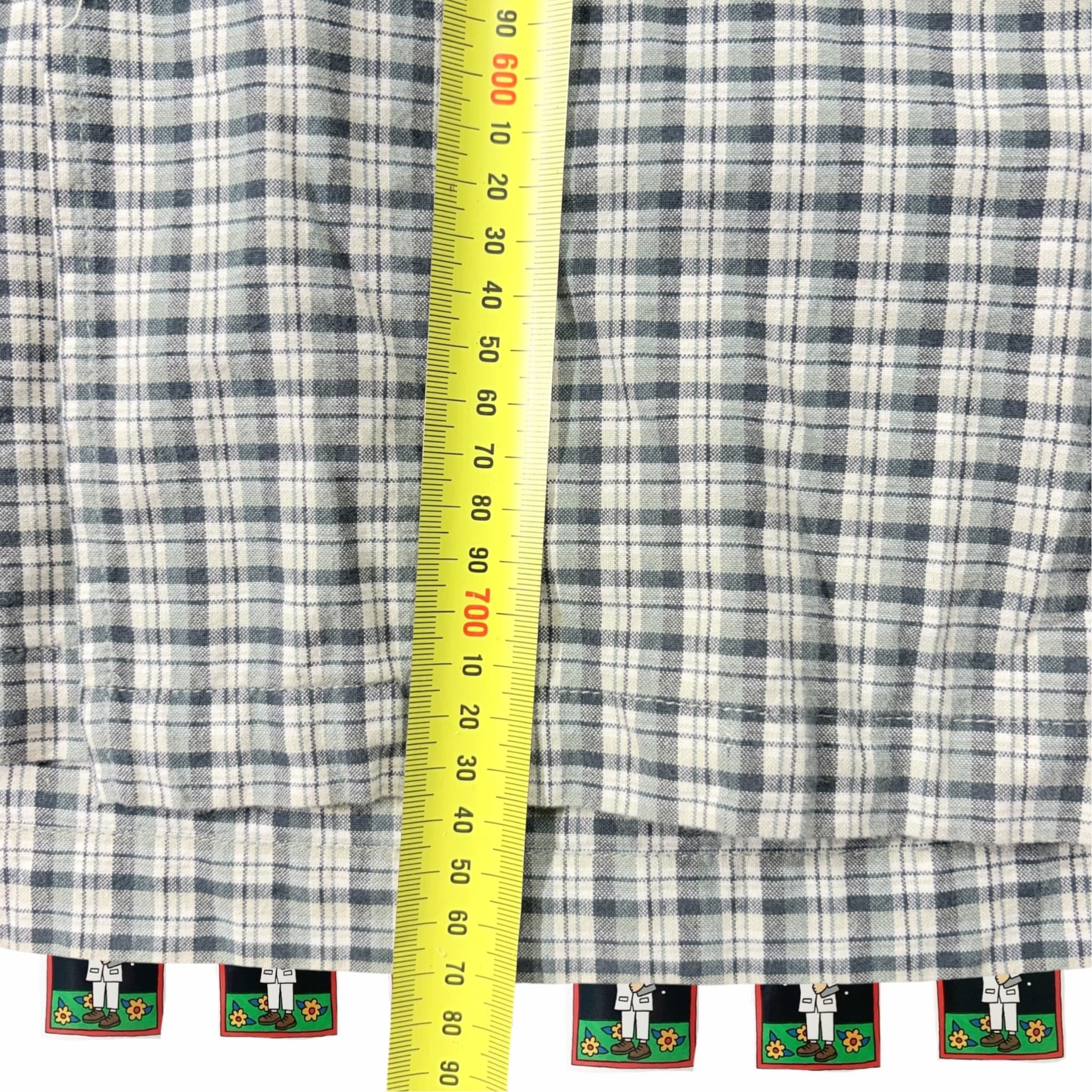 Vintage Quiksilver Plaid Short Sleeve Button Down Shirt Size L — photo 4 of 4