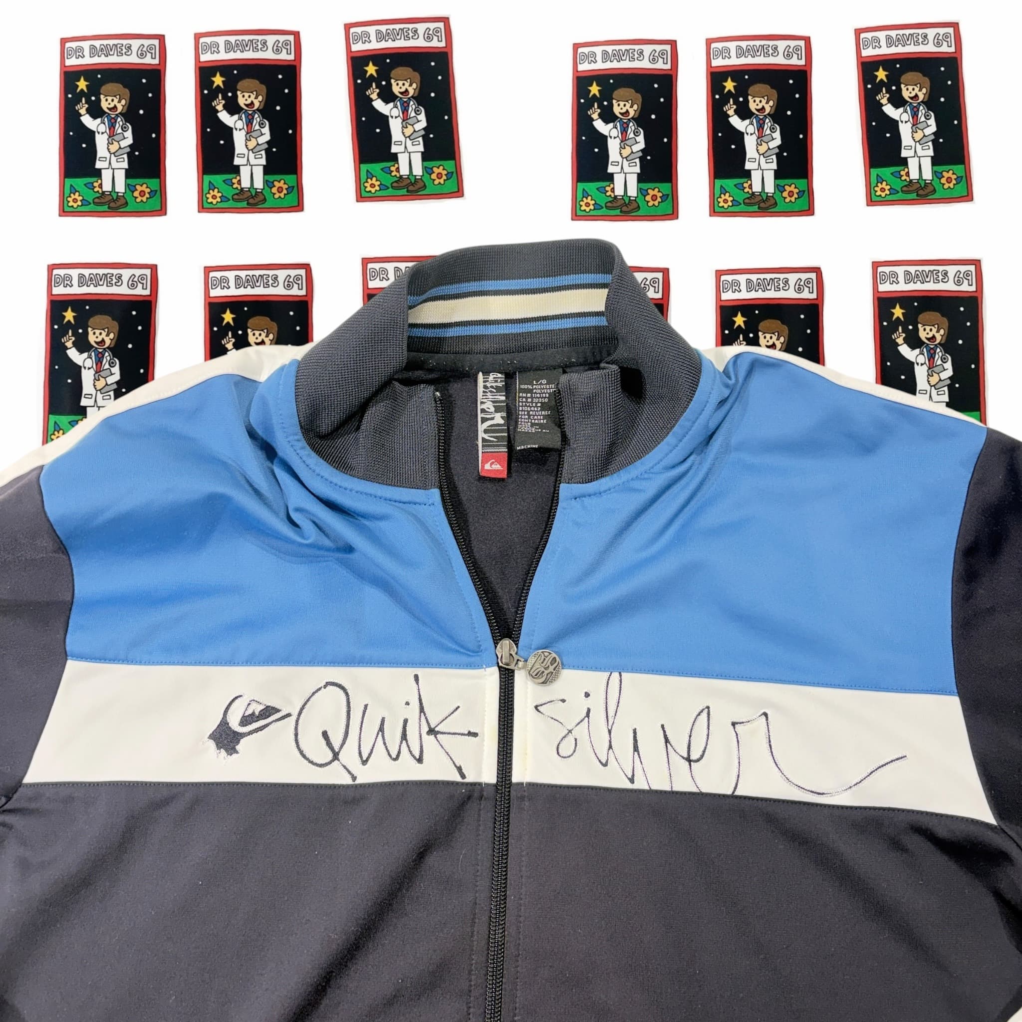 Y2K Quiksilver Track Jacket Size L — photo 2 of 5