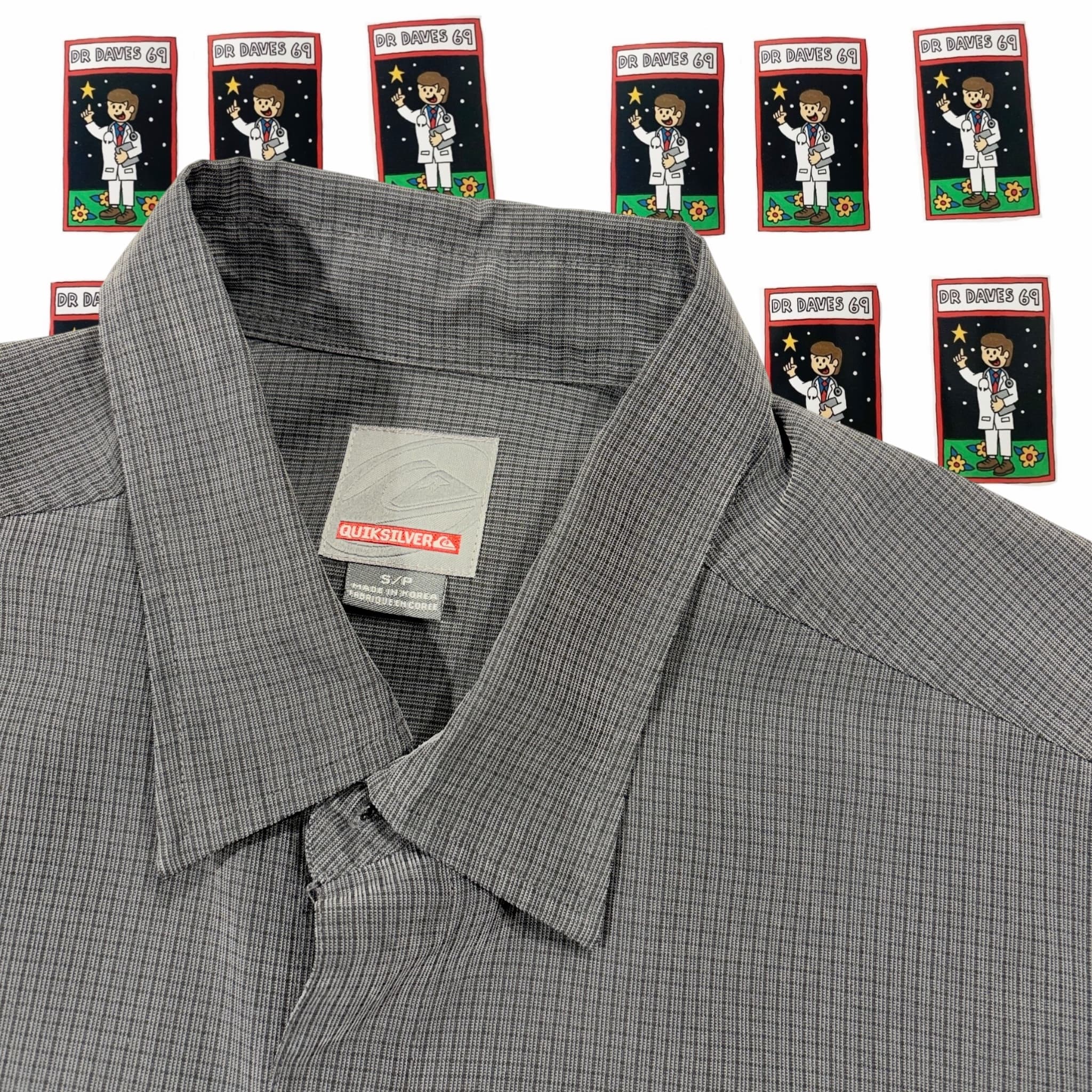 Vintage Quiksilver SS Shirt Size S fits M-L — photo 2 of 4