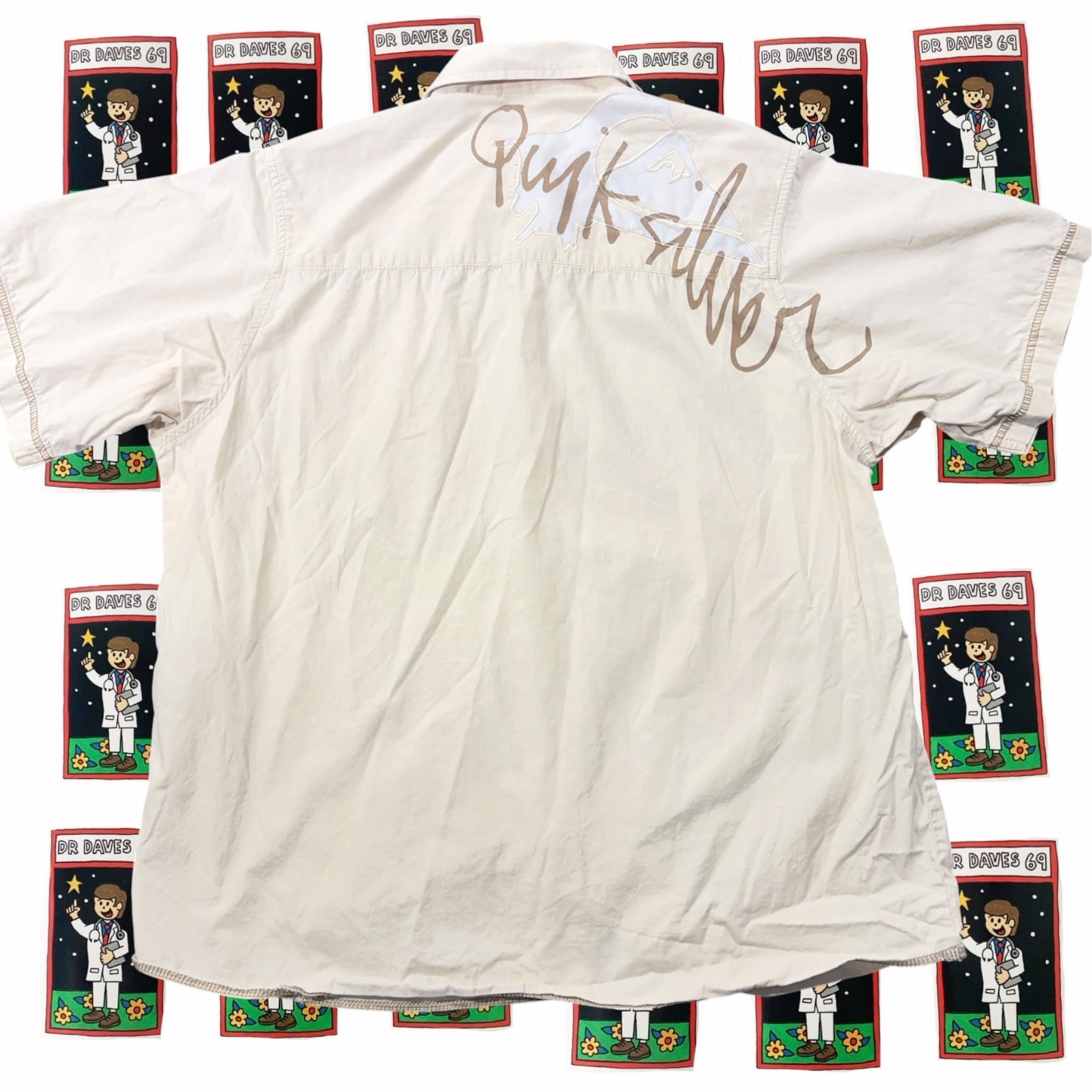 Vintage Y2K Quiksilver Short Sleeve Button-Down Shirt Size S-M — photo 3 of 5