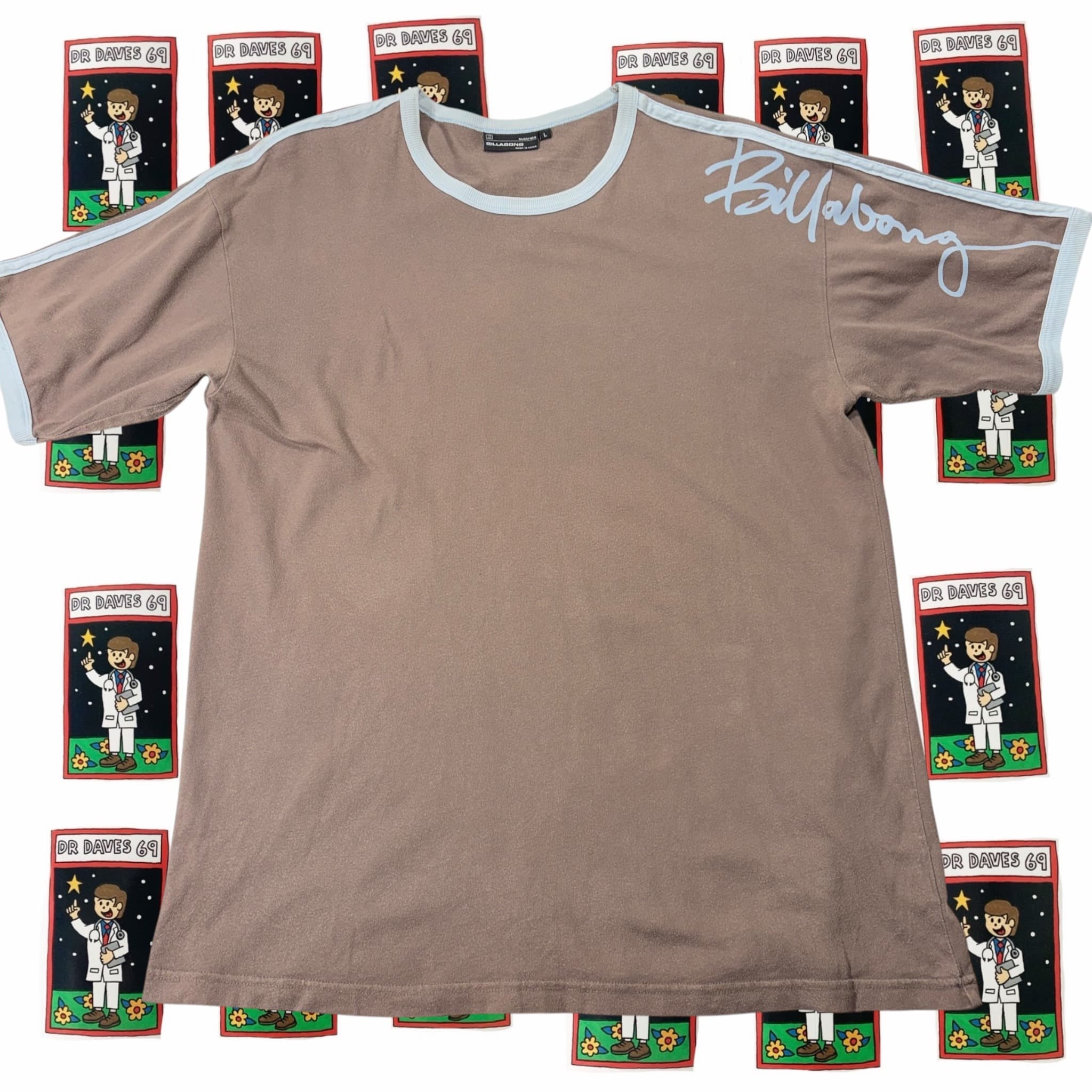 Y2K Billabong Ringer T-Shirt Size L — photo 1 of 4