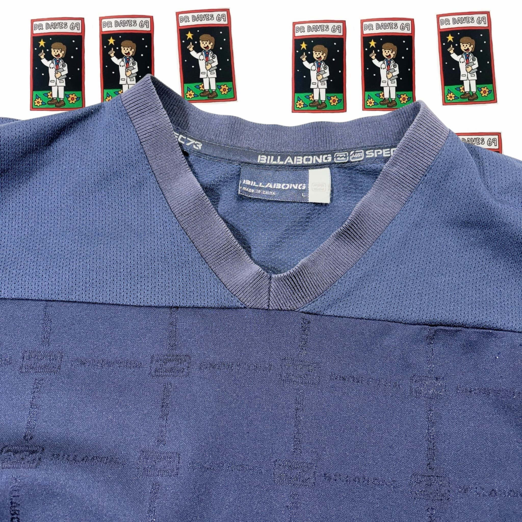 Y2K Billabong Spec 73 Tech Strip Size L — photo 2 of 4