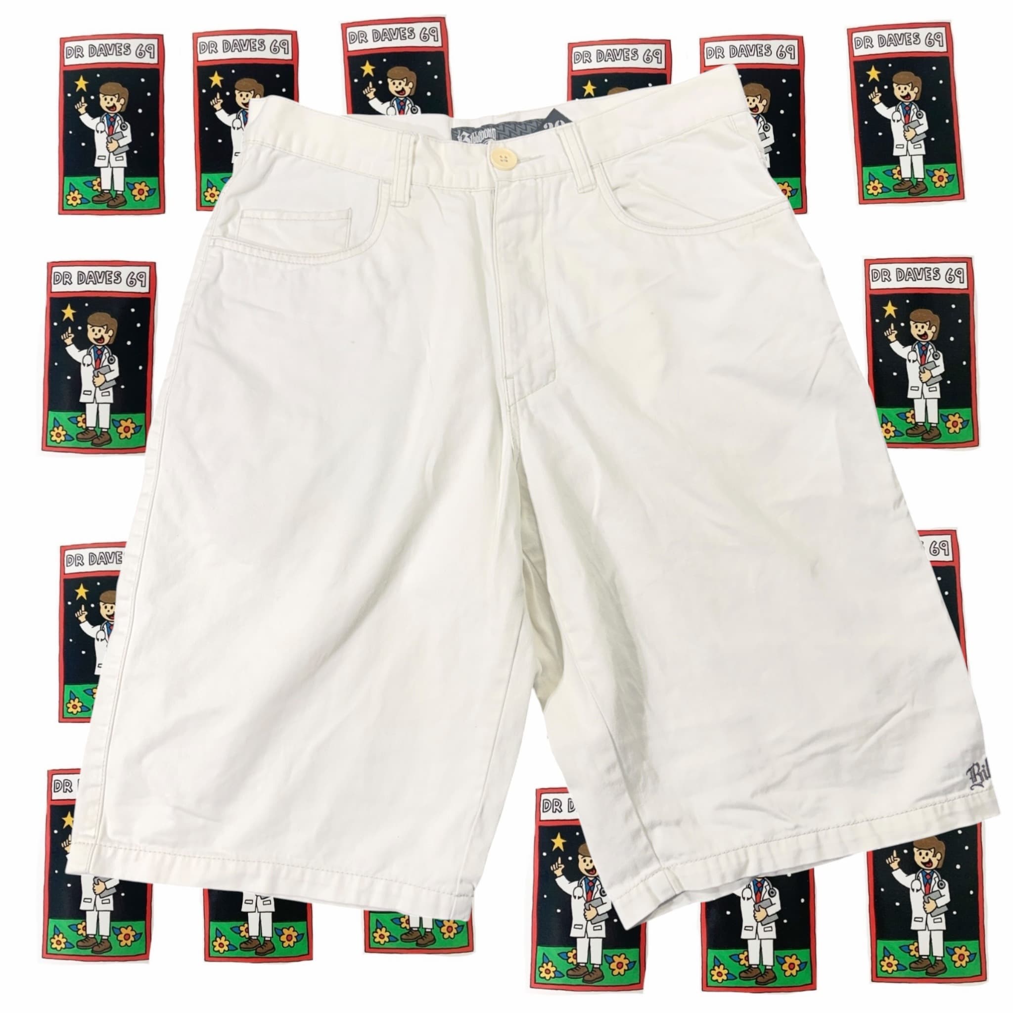 Y2k Billabong Walk shorts White Size 30 — photo 1 of 5