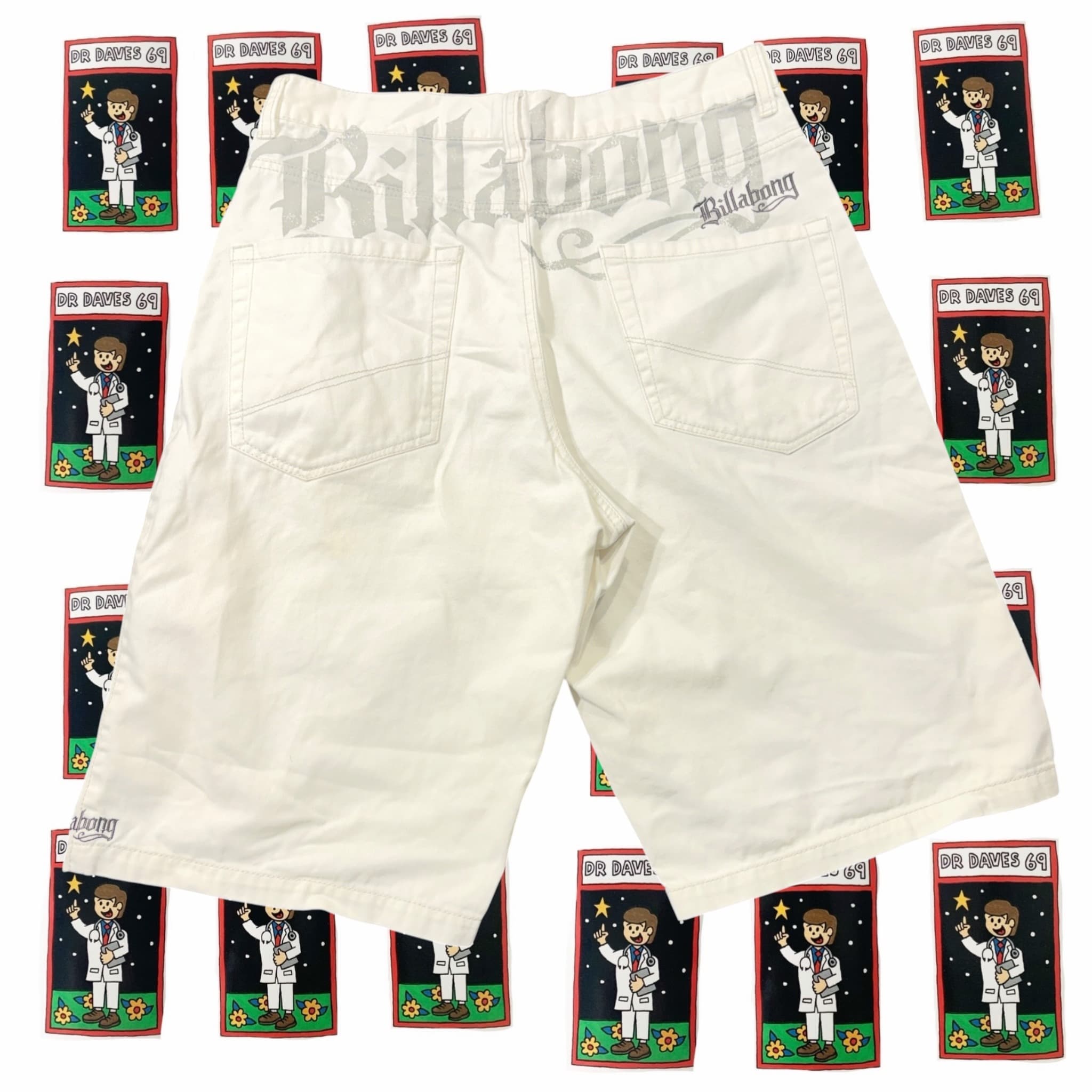 Y2k Billabong Walk shorts White Size 30 — photo 3 of 5