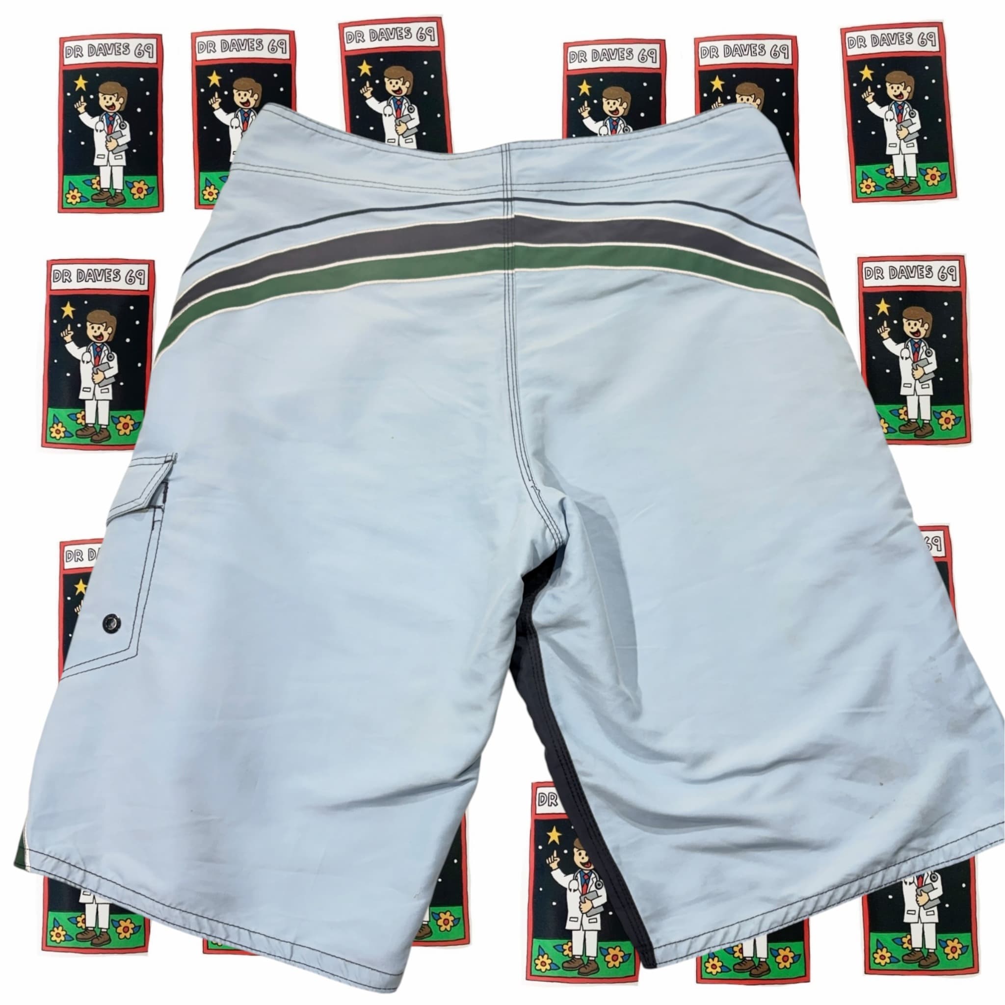 Y2K Mango Board Shorts Size M 32 — photo 3 of 9