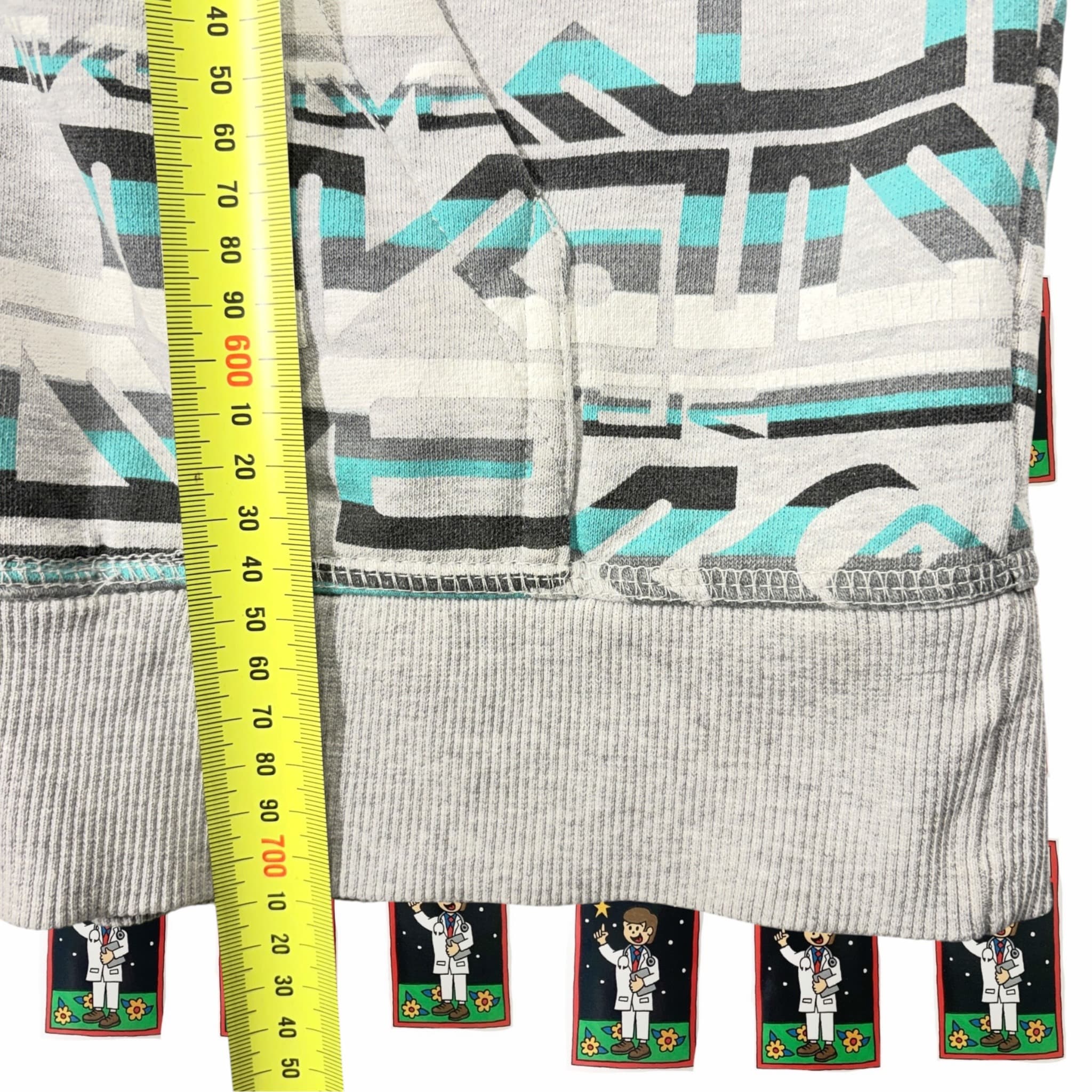Y2k Quiksilver All-Over Logo Print Zip-Up Hoodie Size M — photo 4 of 4