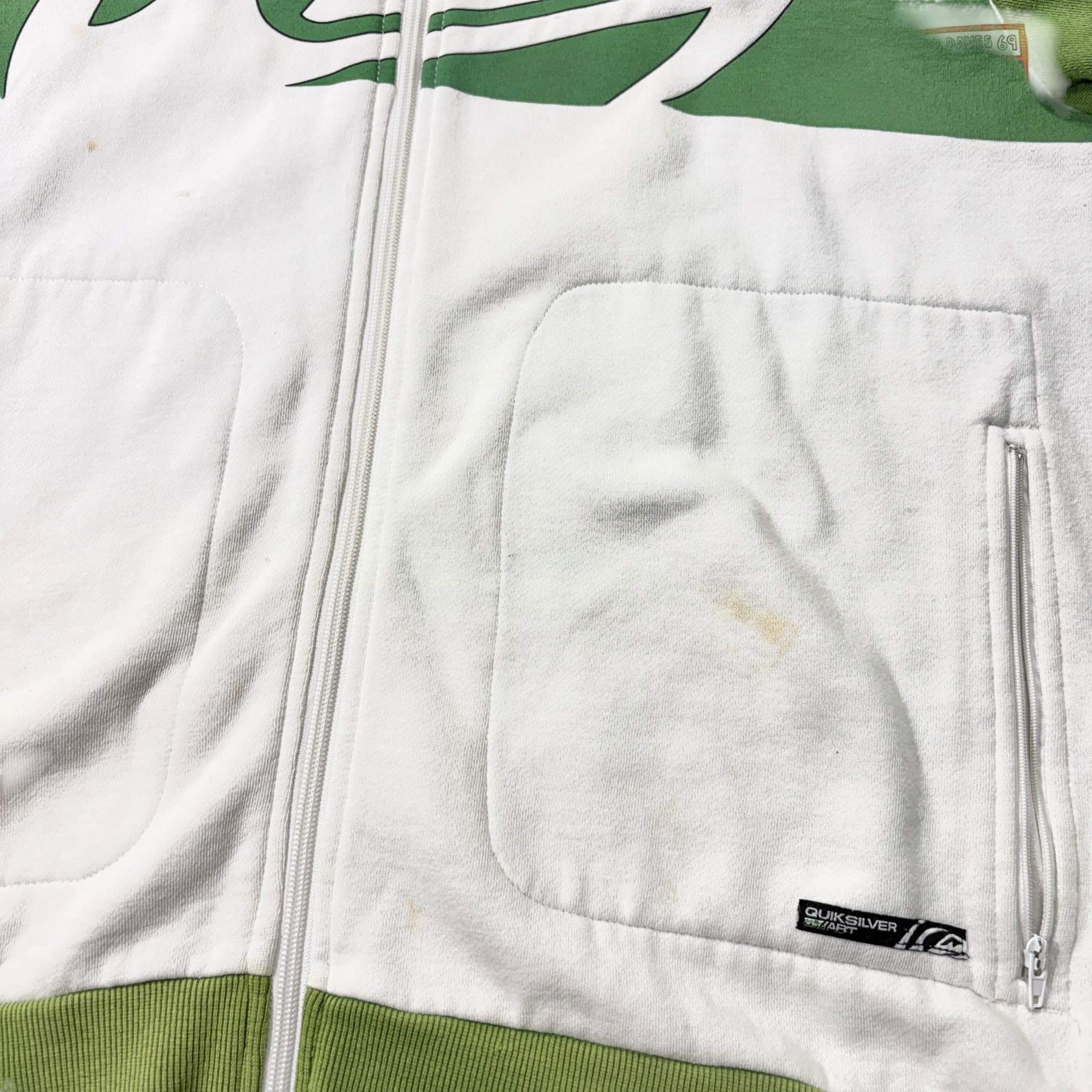 Y2K Quiksilver Hoodie Jumper Size M — photo 2 of 6