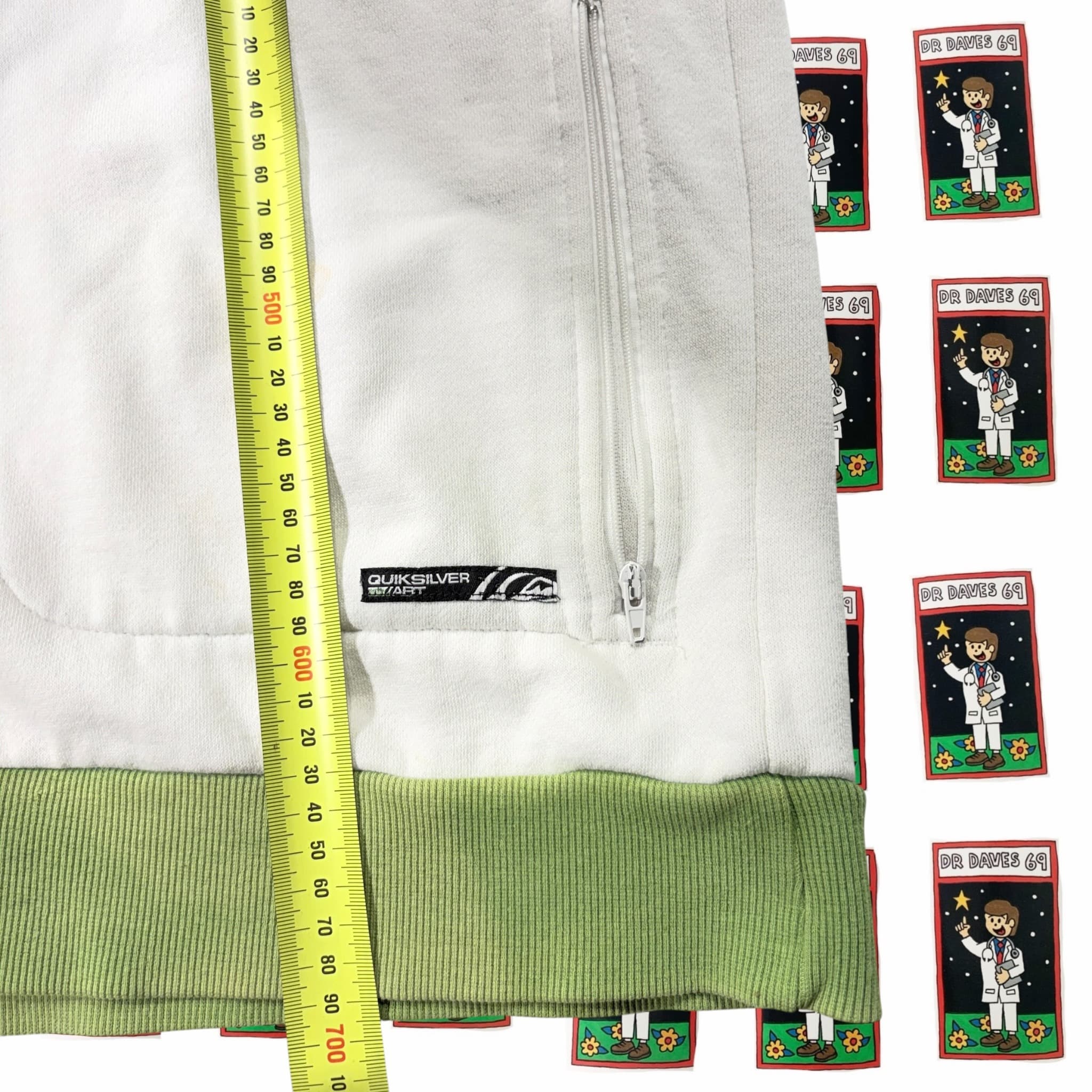 Y2K Quiksilver Hoodie Jumper Size M — photo 6 of 6