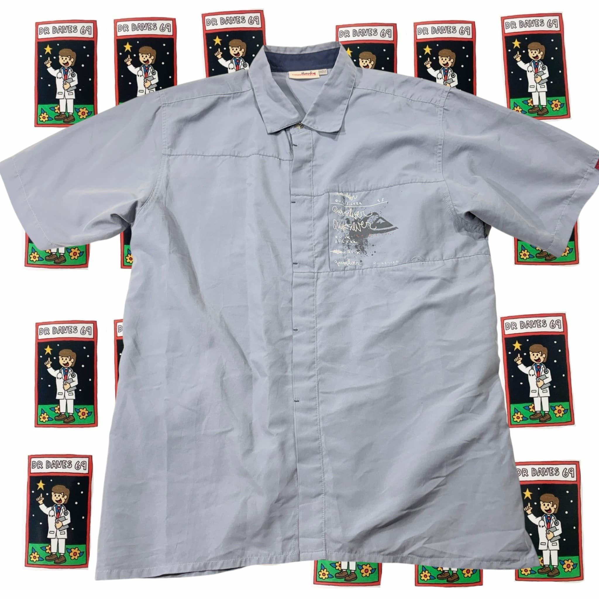 Y2K Quiksilver SS shirt Size L — photo 2 of 5