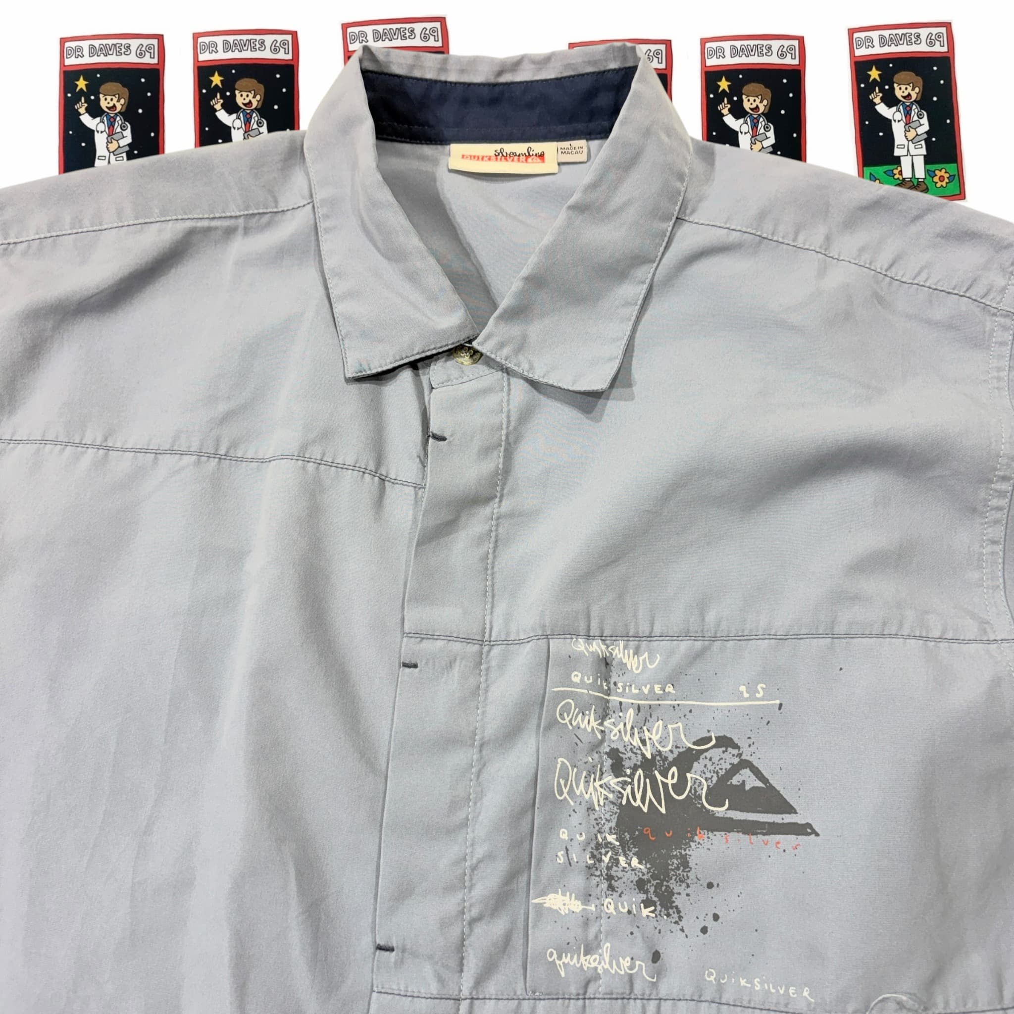 Y2K Quiksilver SS shirt Size L — photo 3 of 5