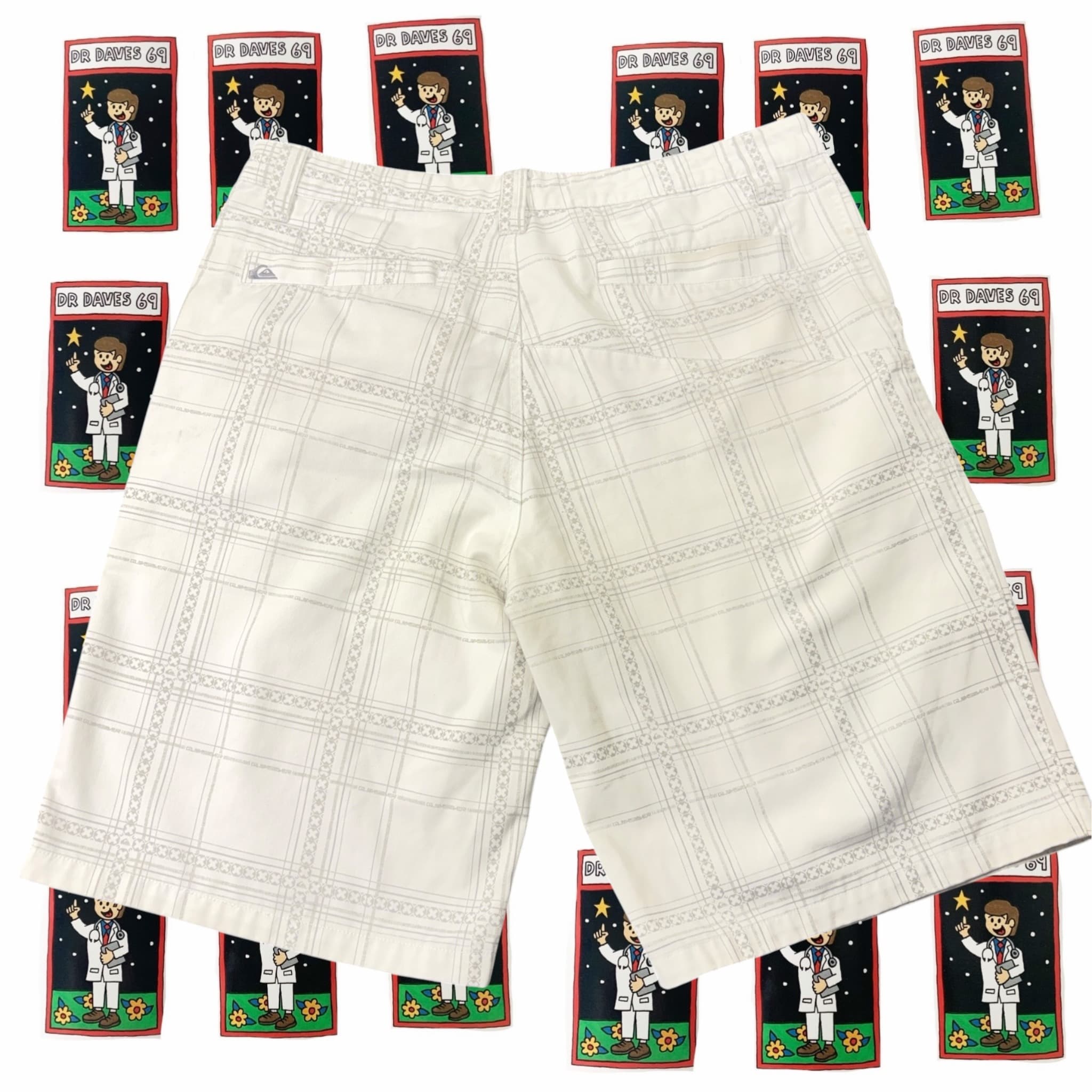 Y2k Quiksilver Walk shorts White Size 36 — photo 3 of 6