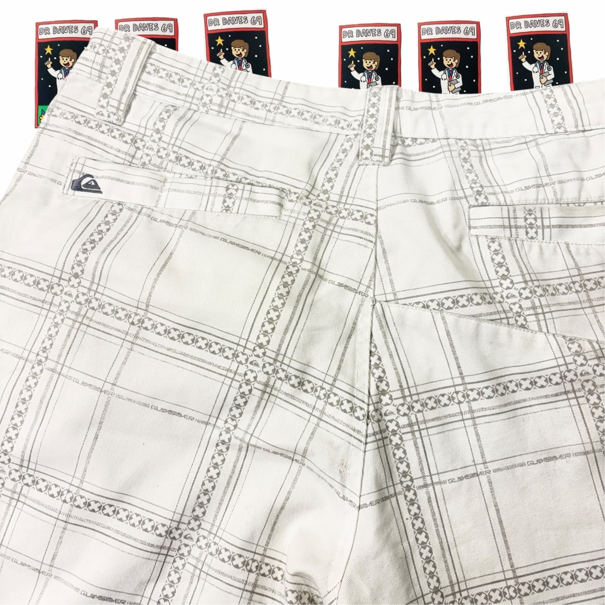 Y2k Quiksilver Walk shorts White Size 36 — photo 4 of 6