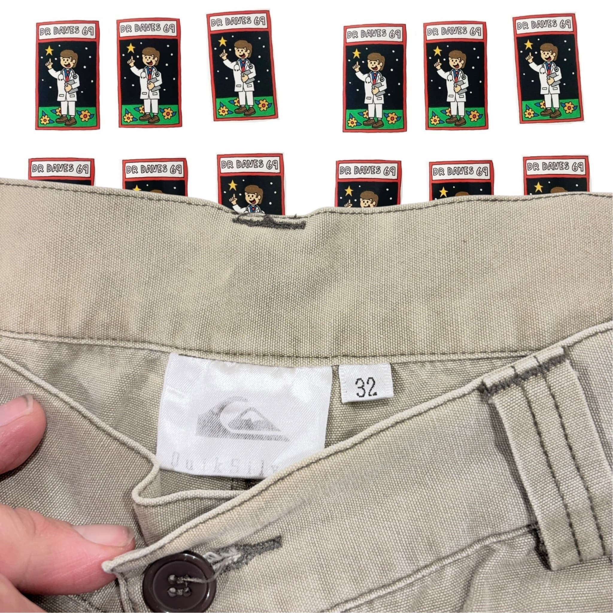 Y2k Quiksilver Walkshorts Size 30 tag 32 fits 28-30 — photo 3 of 6