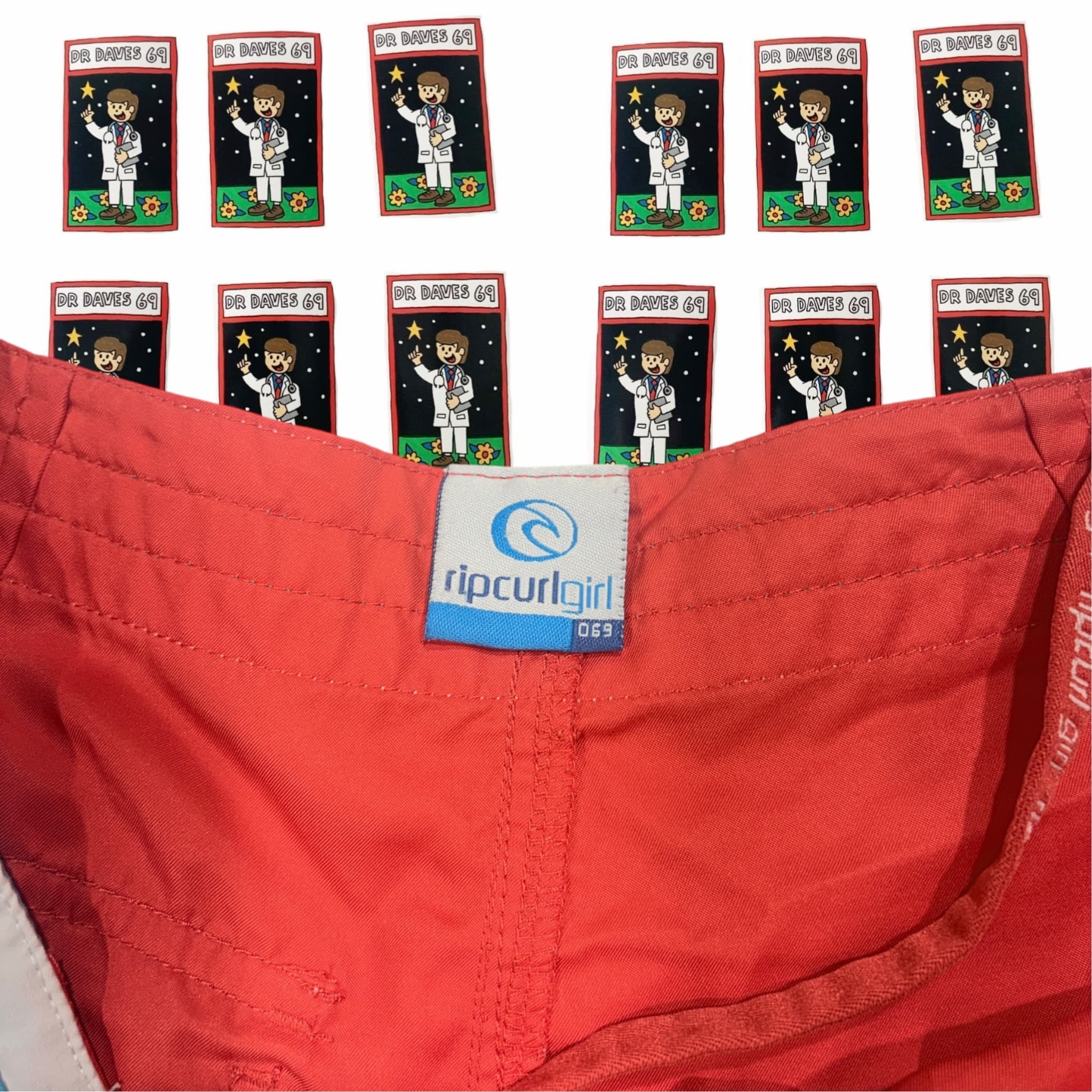 Y2K Rip Curl Board Shorts Ladies Size 10-12 — photo 2 of 6