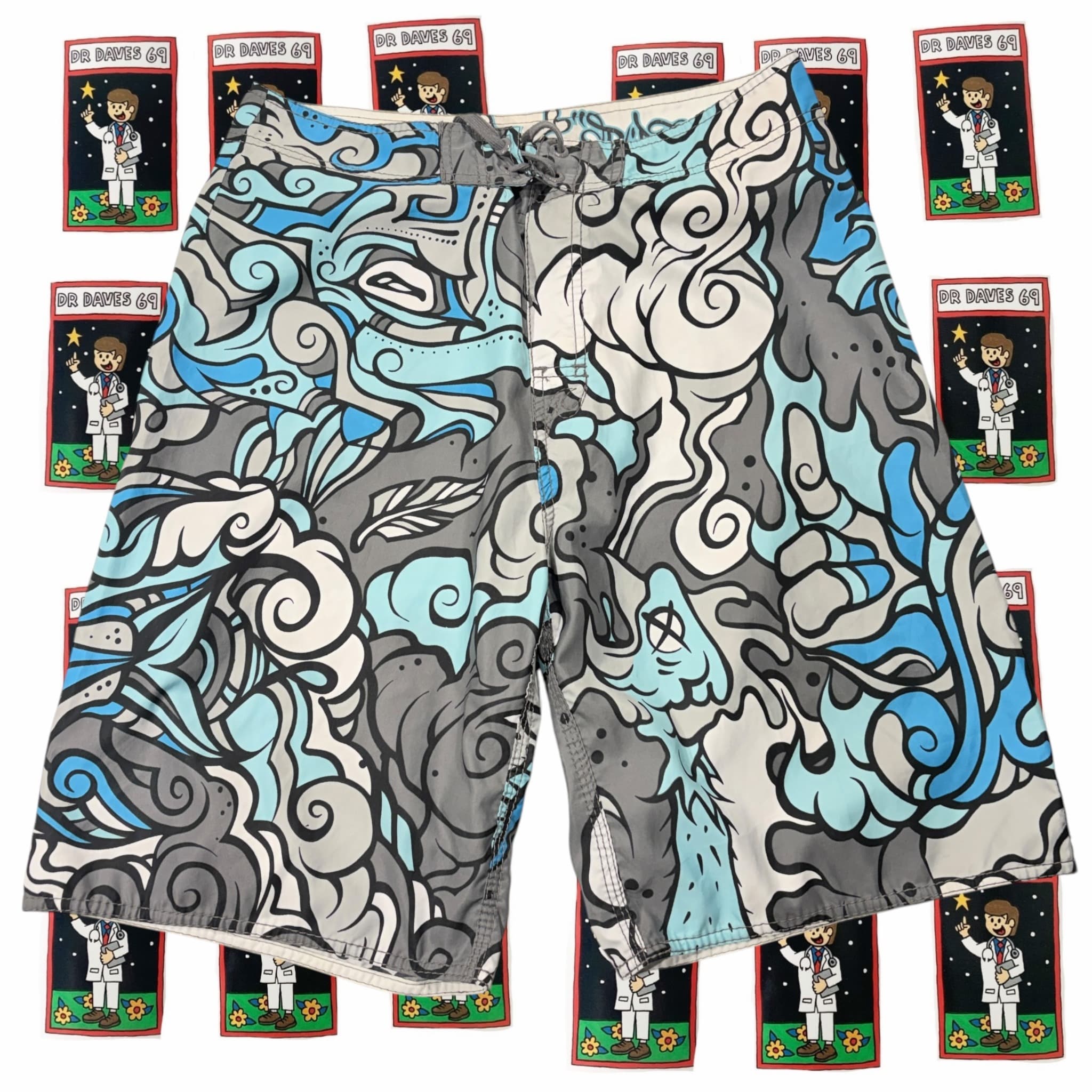 Y2K Rip Curl Board Shorts Size 32 — photo 1 of 5